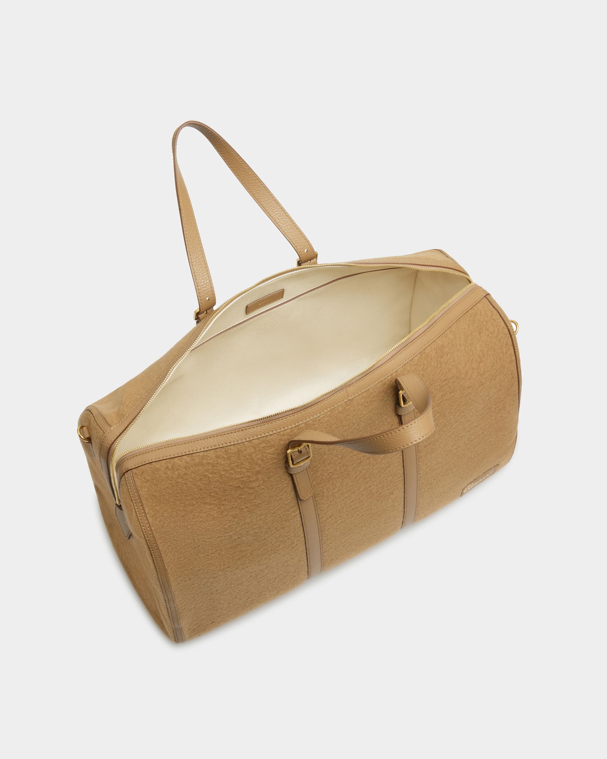 Gare ウィークエンドバッグ キャメル ファブリック＆レザー - 男性 - Bally - 04