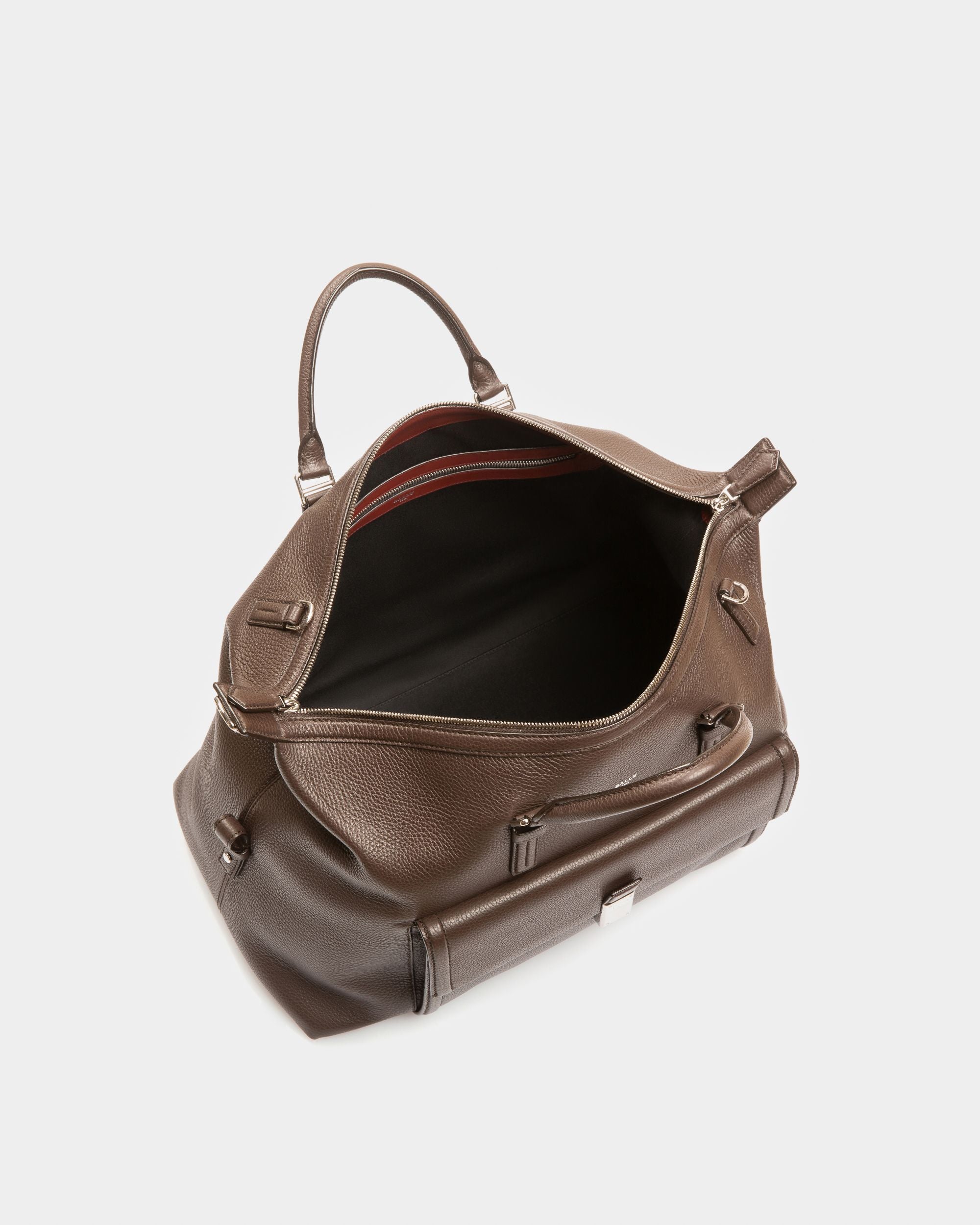 Sandri エボニーブラウン レザー ウィークエンドバッグ - 男性 - Bally - 04