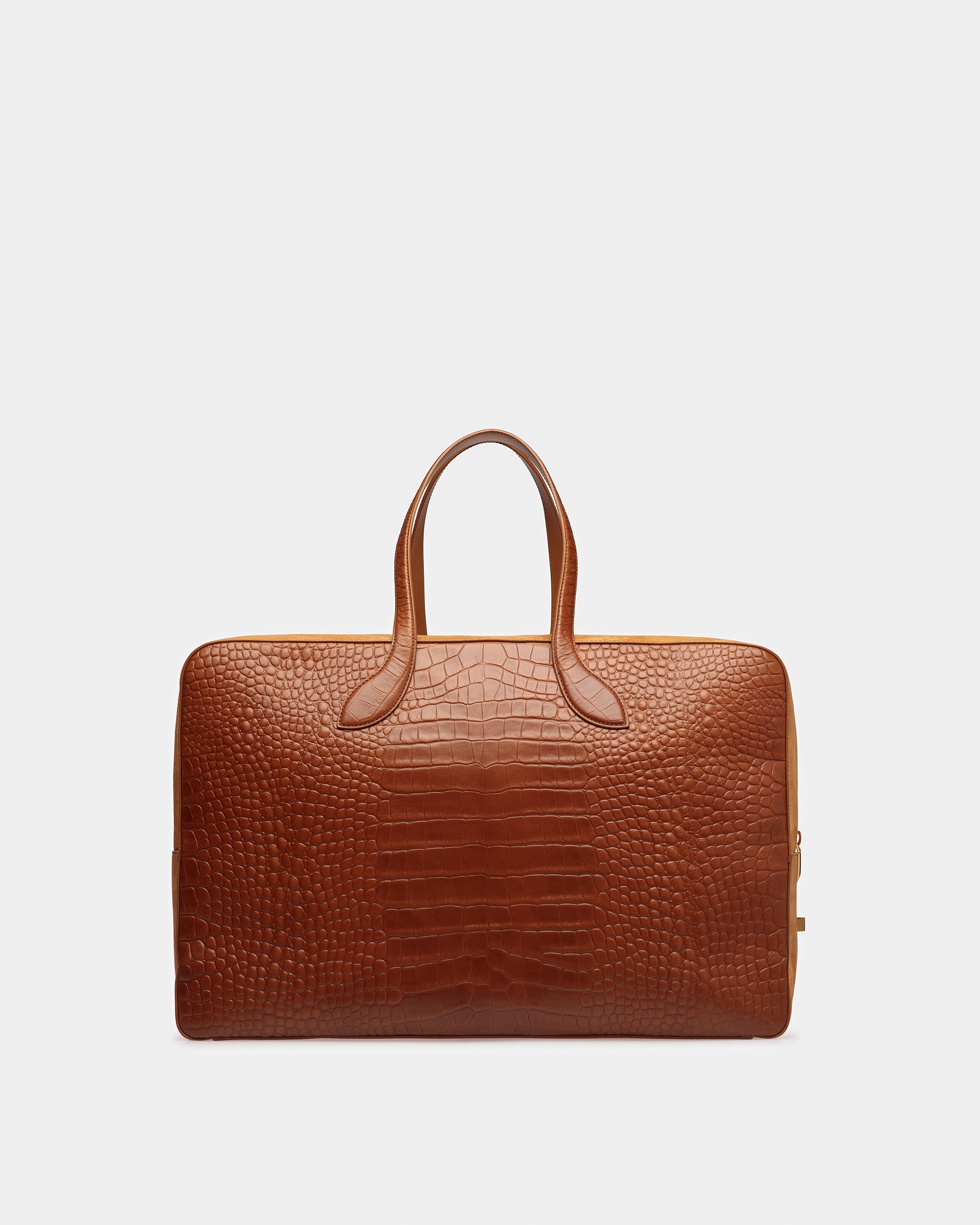 Lago ラージ ウィークエンドバッグ クロコダイルエンボス - 男性 - Bally - 03