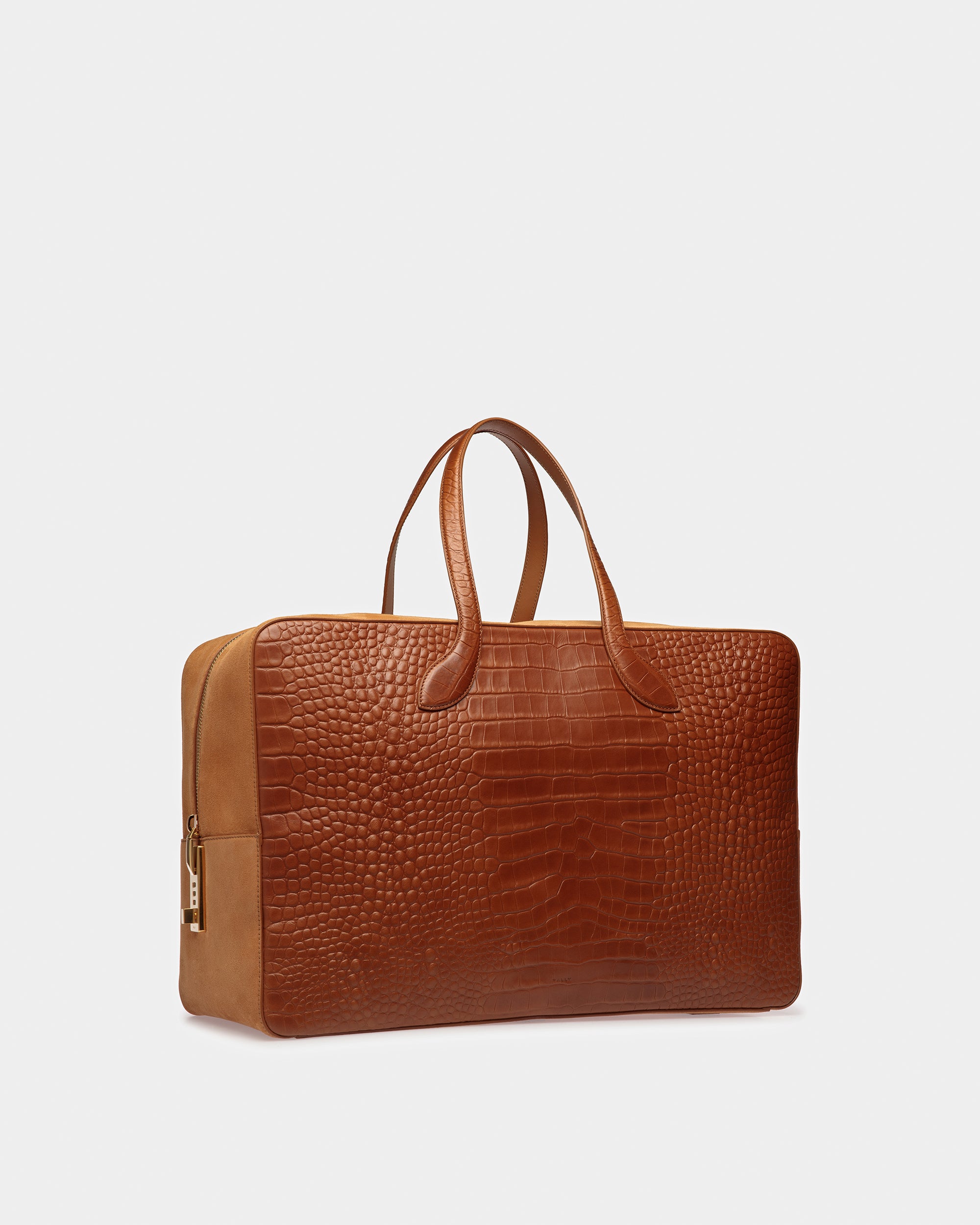 Lago ラージ ウィークエンドバッグ クロコダイルエンボス - 男性 - Bally - 04