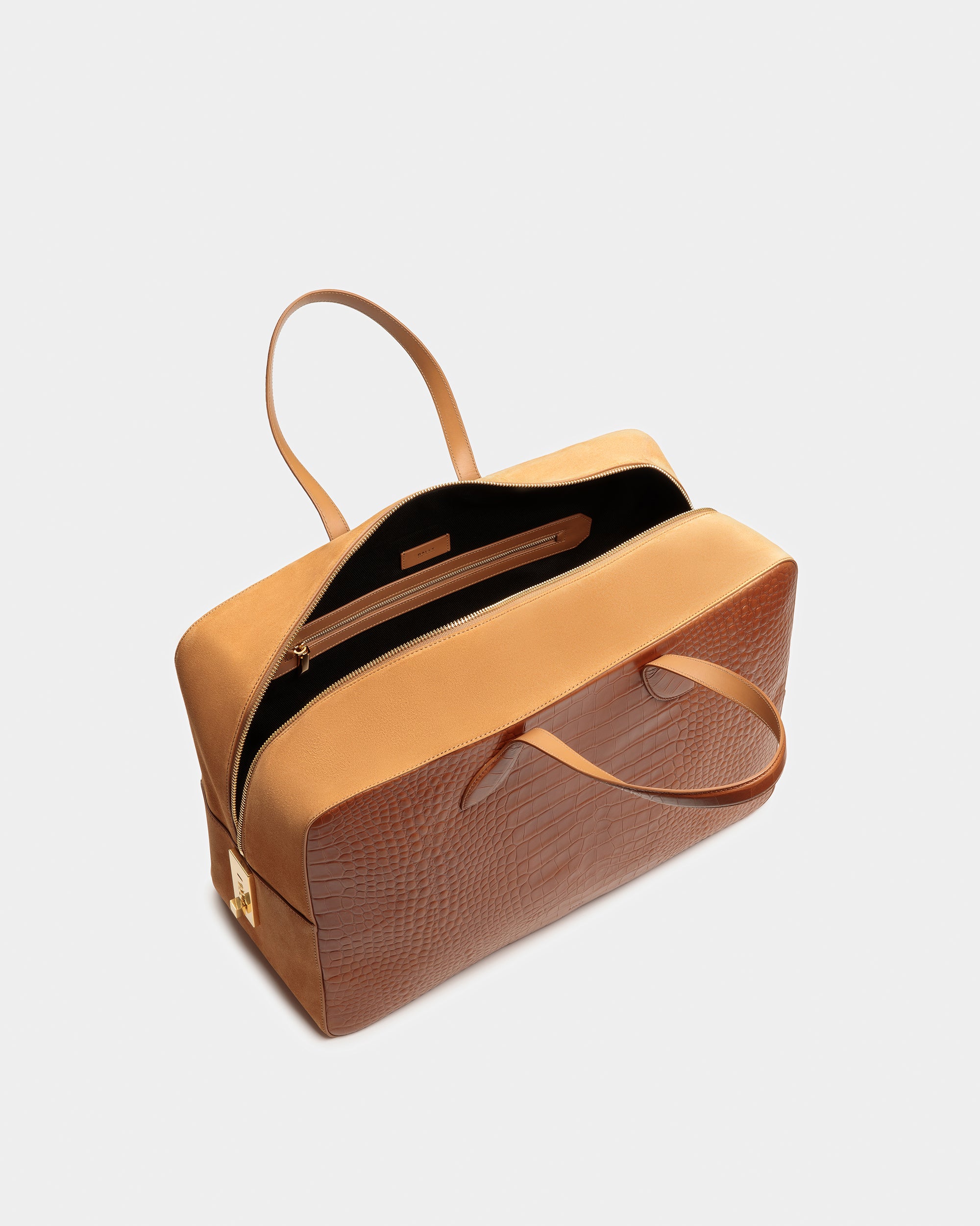 Lago ラージ ウィークエンドバッグ クロコダイルエンボス - 男性 - Bally - 05
