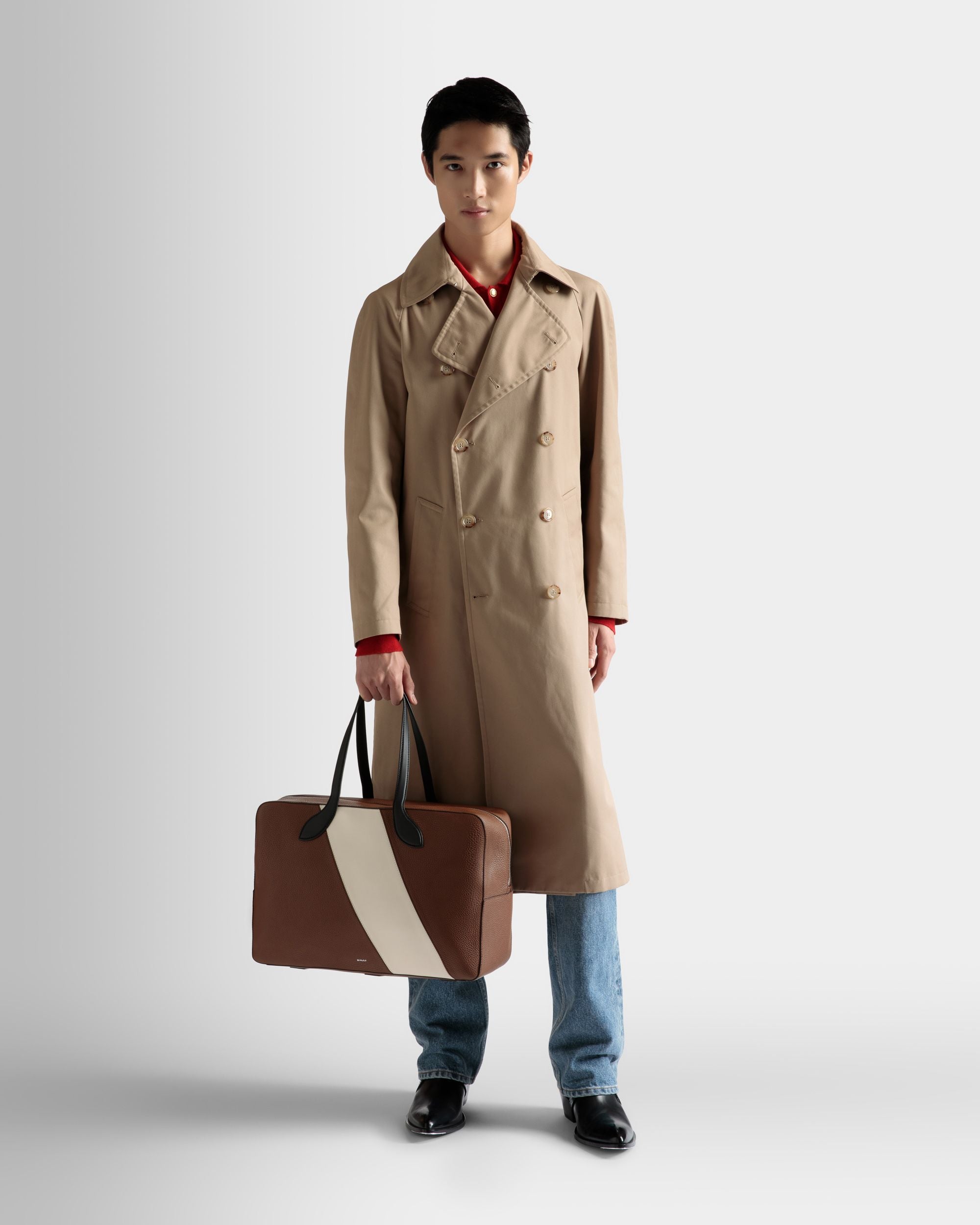 Lago ウィークエンドバッグ ブラウン レザー - 男性 - Bally - 02