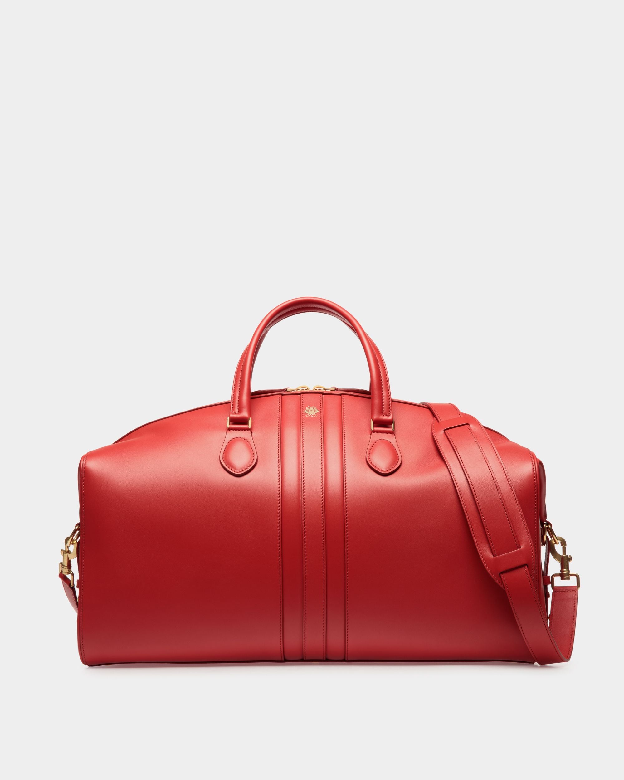 Beckett ウィークエンドバッグ Candy Red レザー - 男性 - Bally - 01