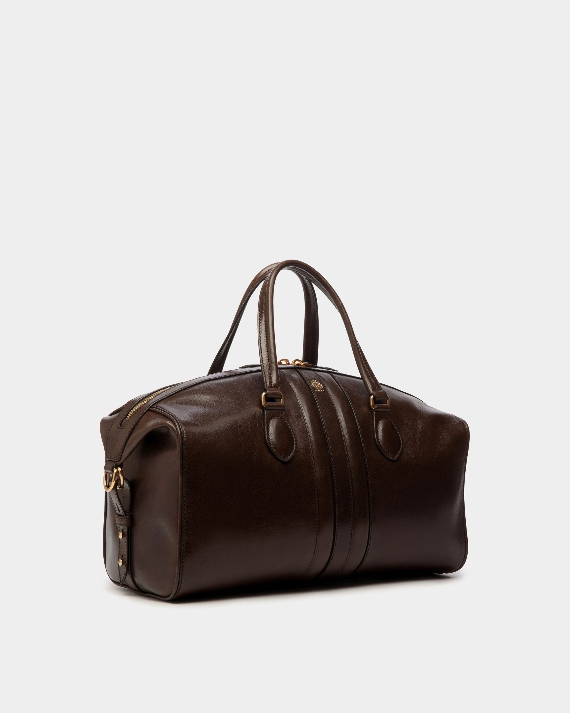 Beckett ウィークエンドバッグ エバノブラウン レザー - 男性 - Bally - 04