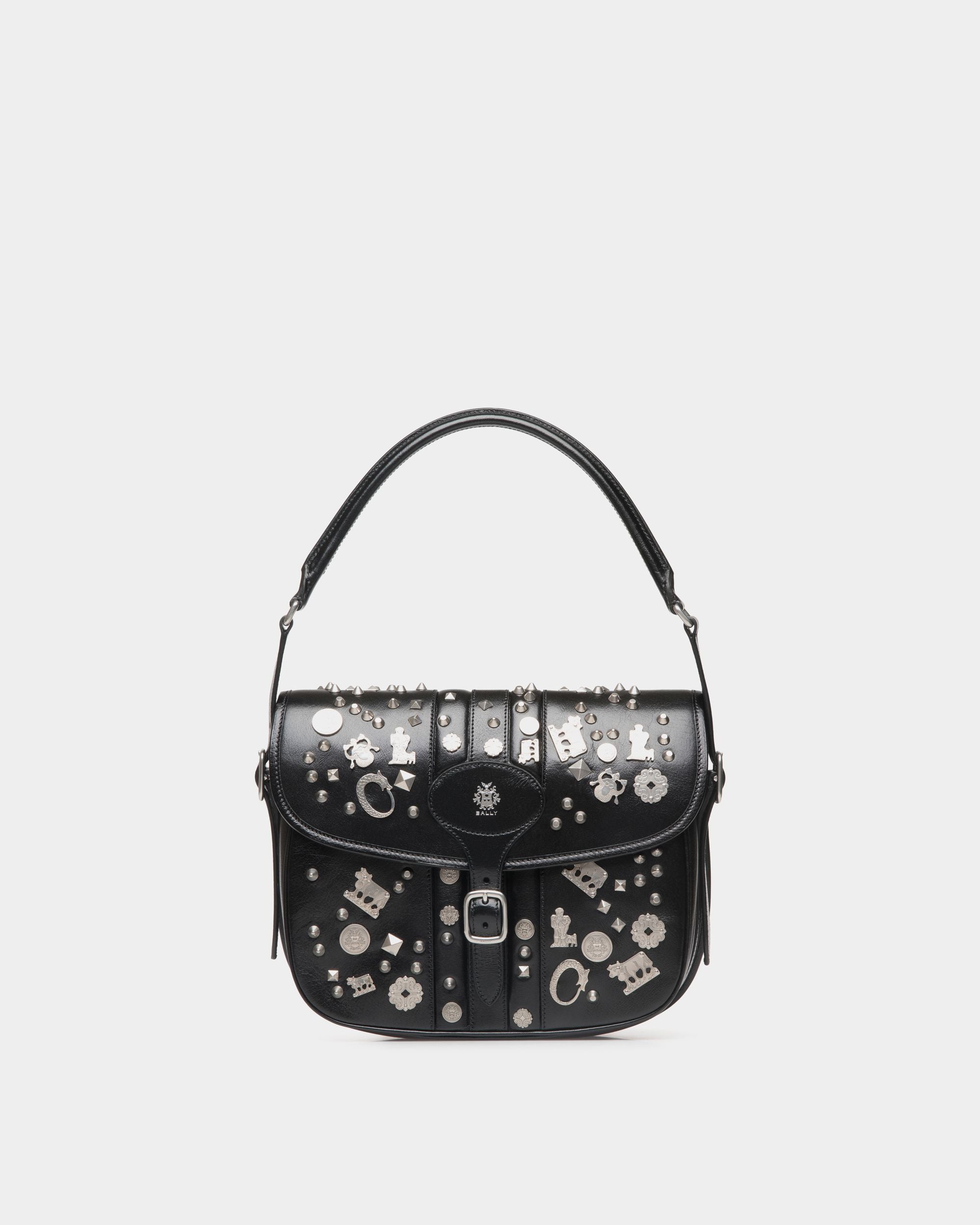 Beckett クロスボディバッグ ブラック レザー スイススタッズ - 男性 - Bally - 01