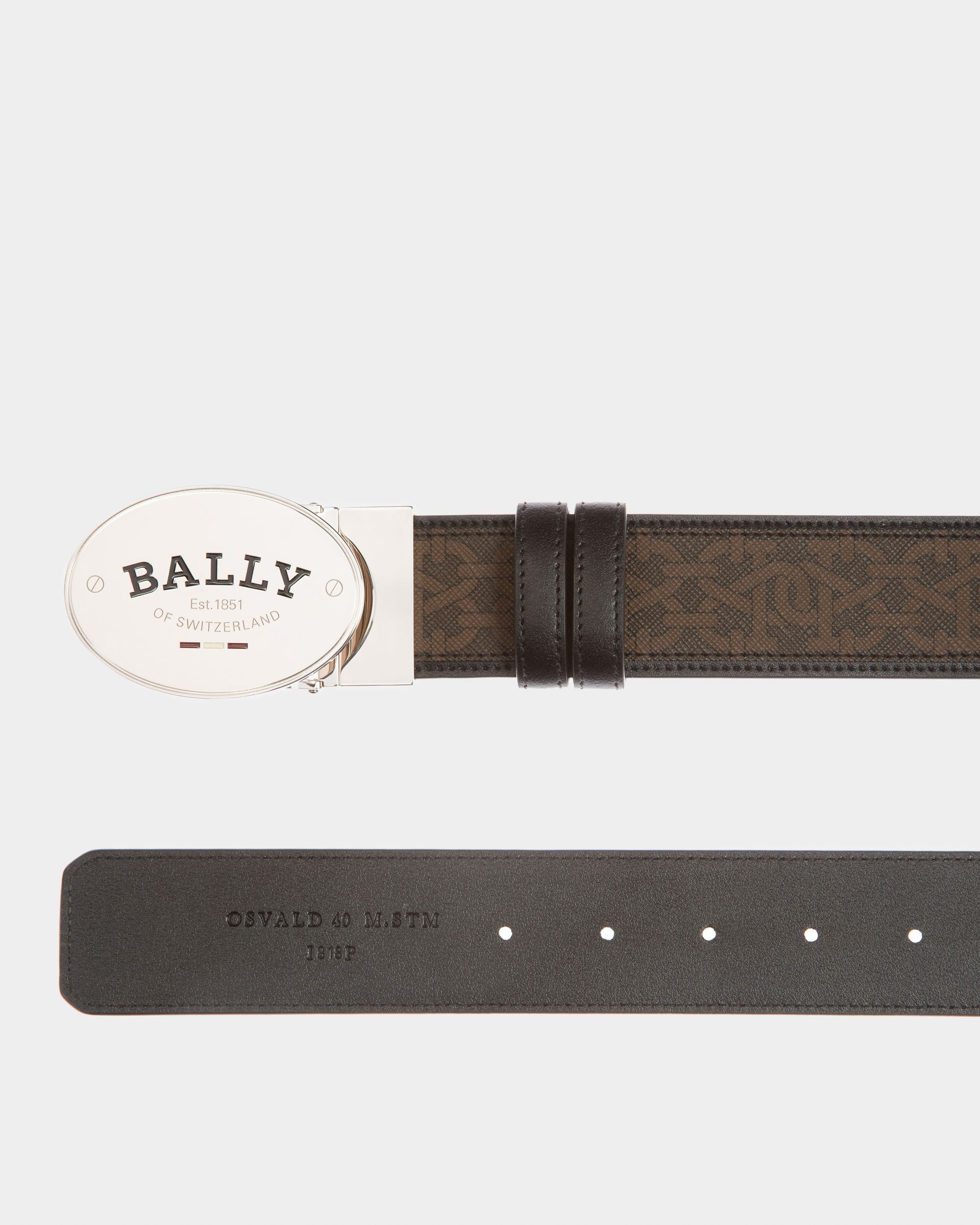 Osvald ブラウン＆ブラック Tpu ベルト（40Mm幅） - 男性 - Bally - 02