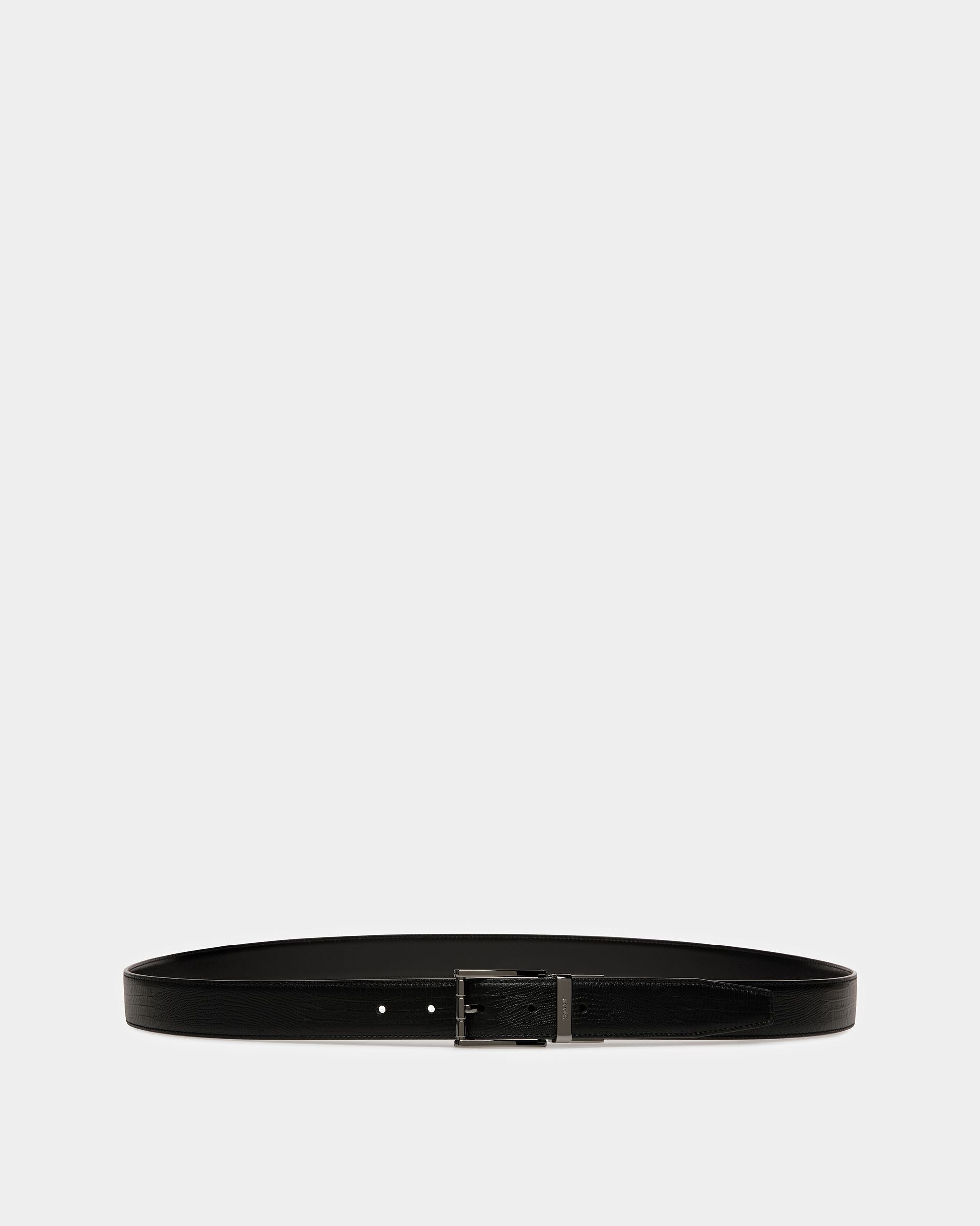 Astor ブラック レザー 30mm ベルト - 男性 - Bally - 01