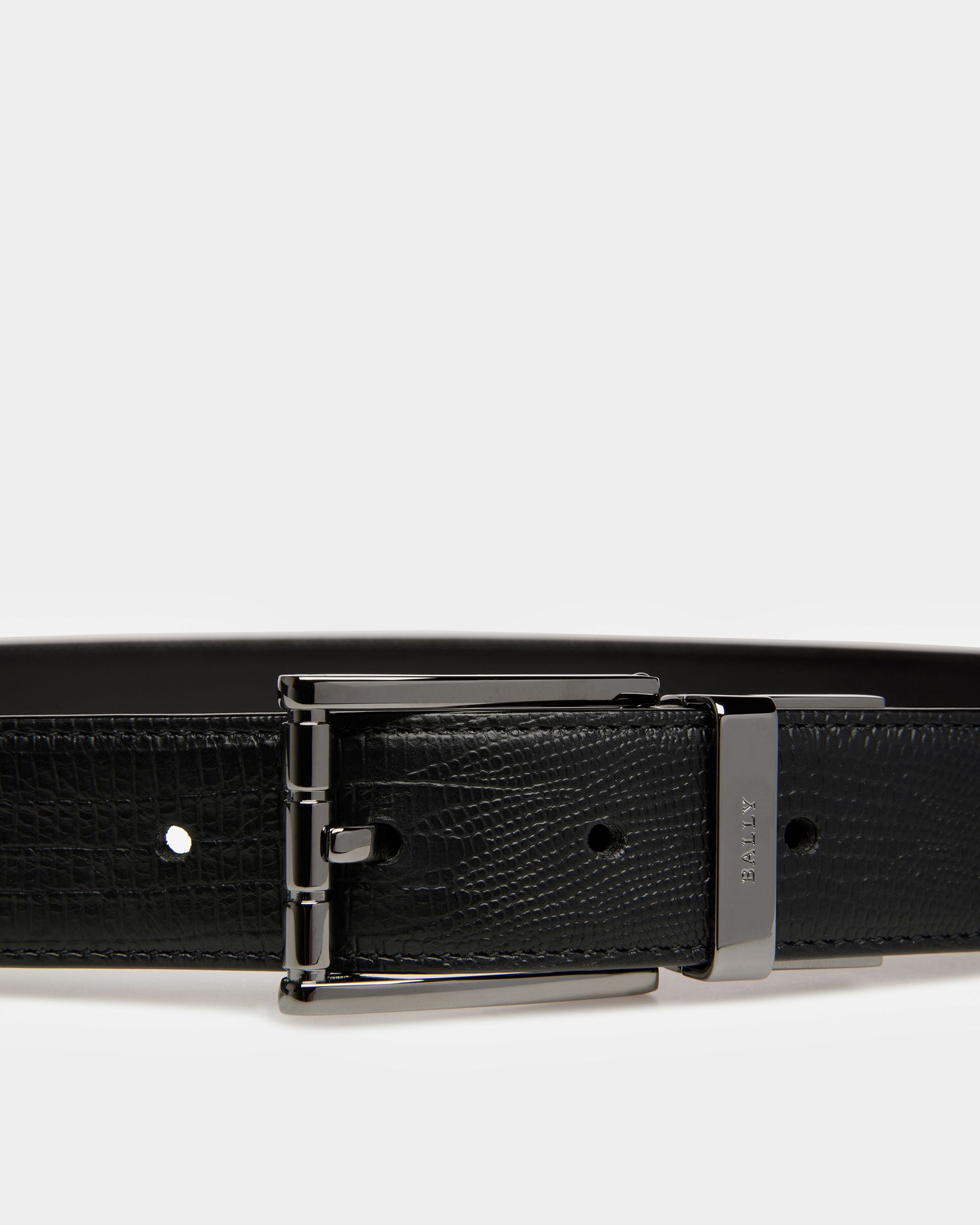 Astor ブラック レザー 30mm ベルト - 男性 - Bally - 03