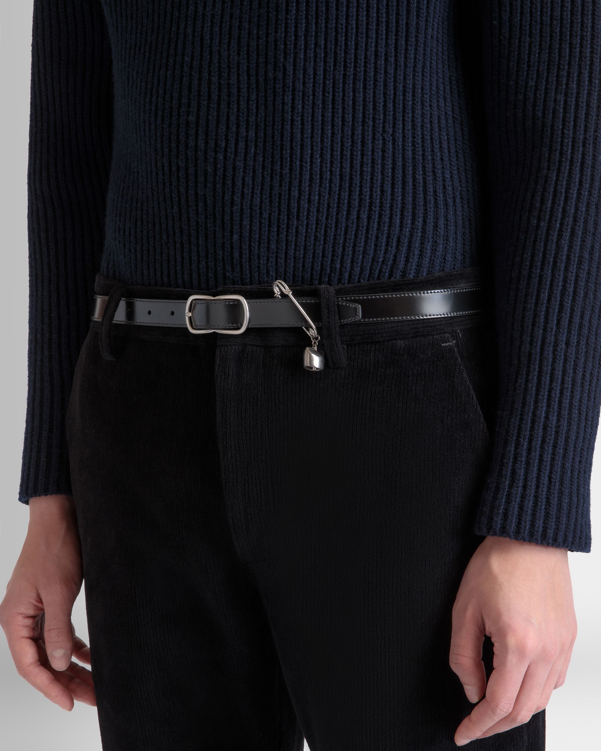 Loto Pin 20mm ベルト ブラック レザー - 男性 - Bally - 04