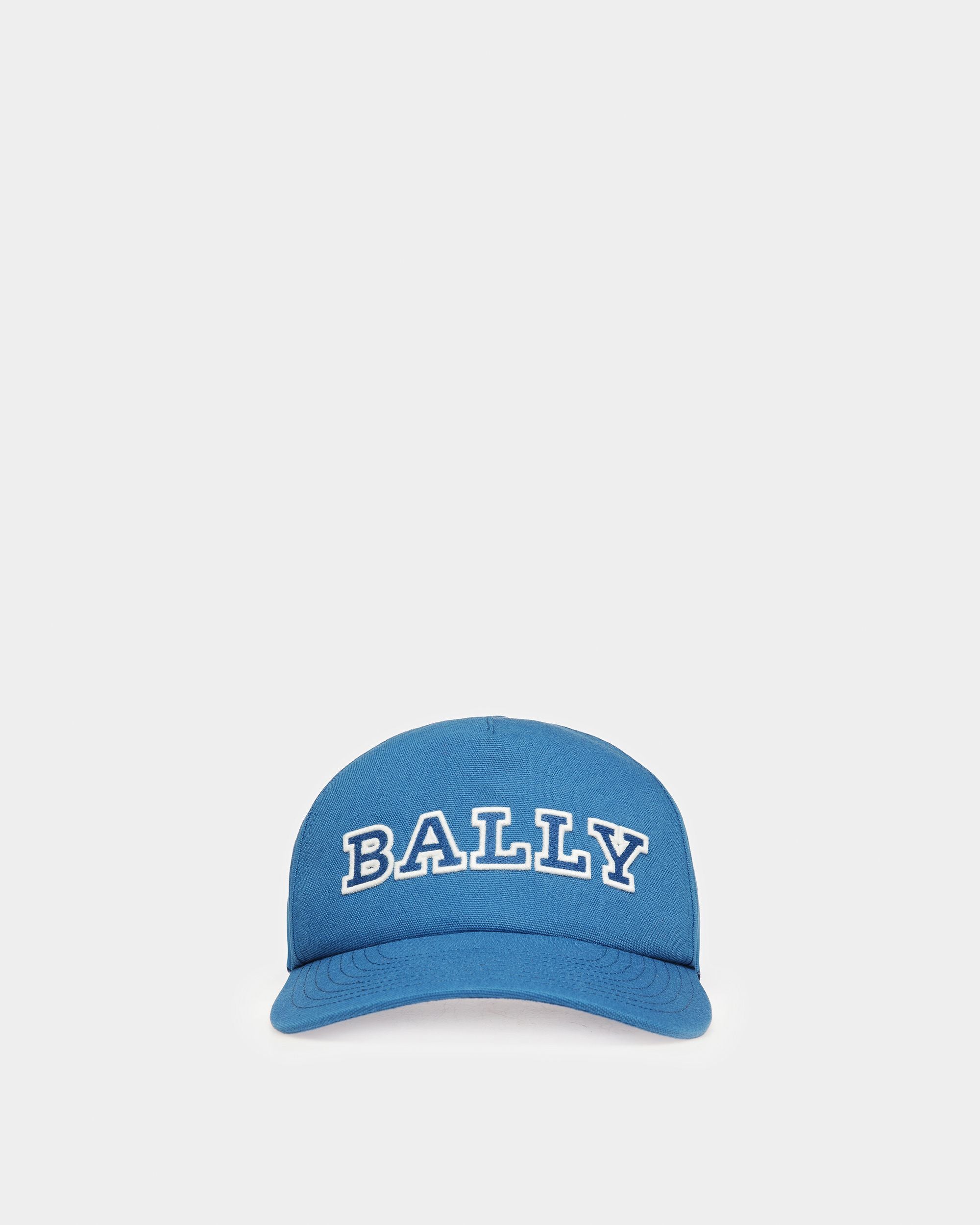 ブルーネオン コットン ベースボールキャップ - 男性 - Bally - 01