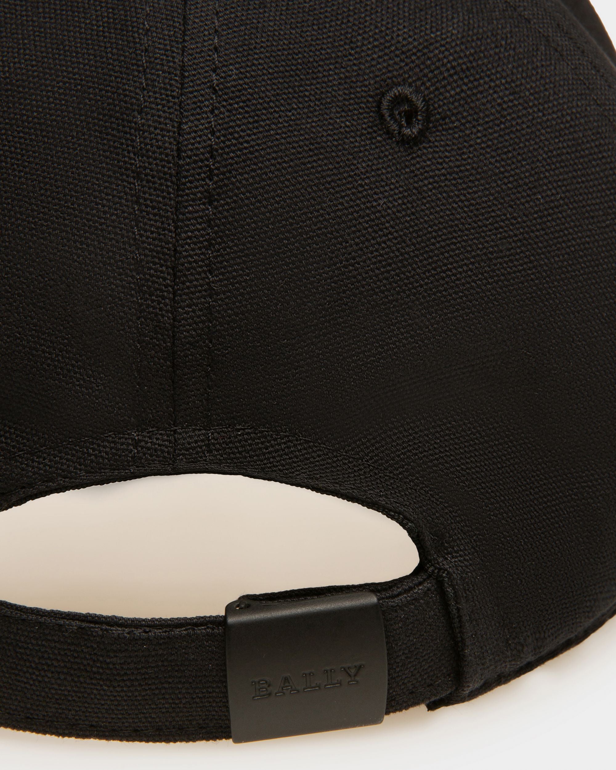 ロゴ ベースボールキャップ ブラック コットン キャップ - 男性 - Bally - 03