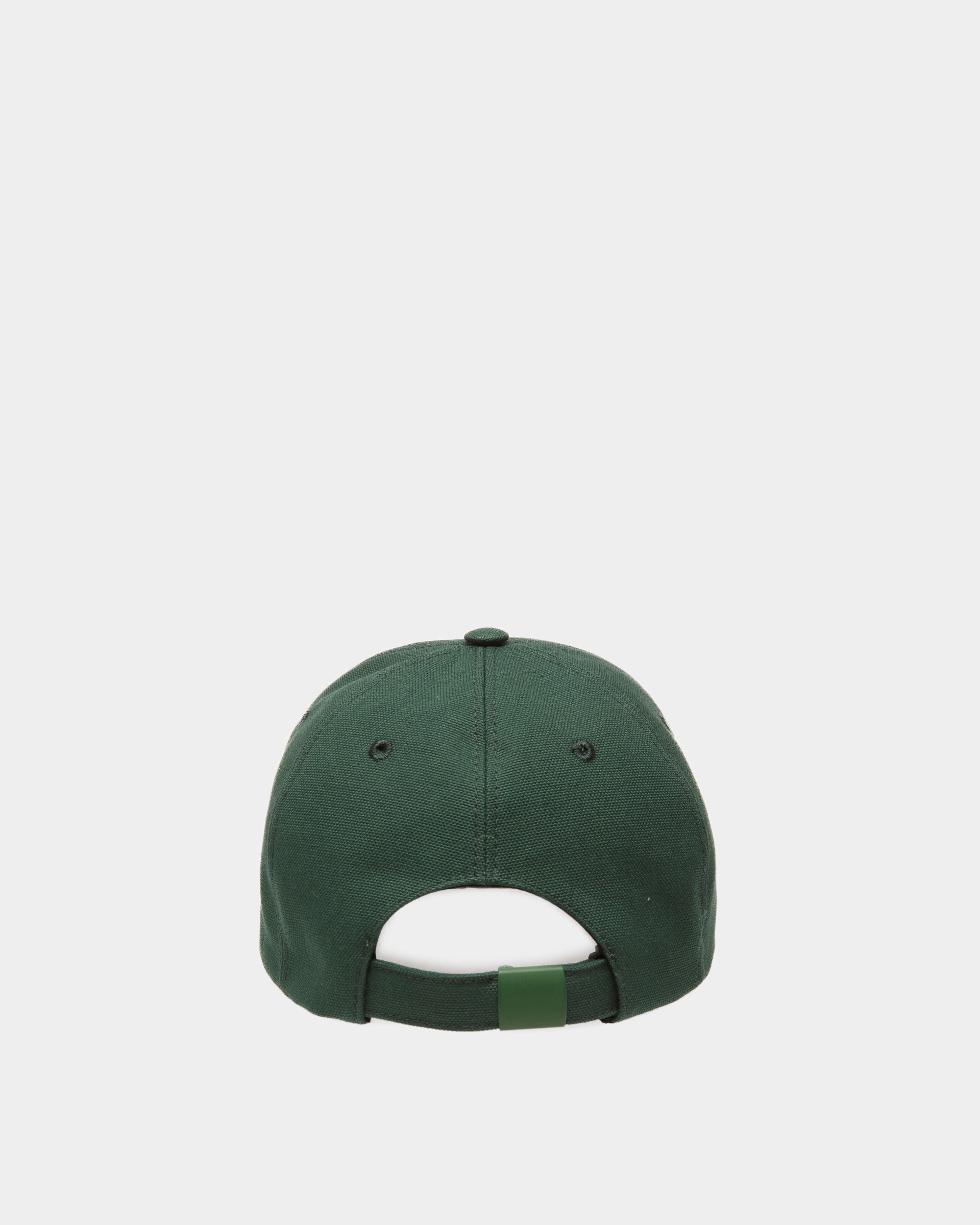 Emblem ベースボールキャップ グリーン コットン - 男性 - Bally - 02