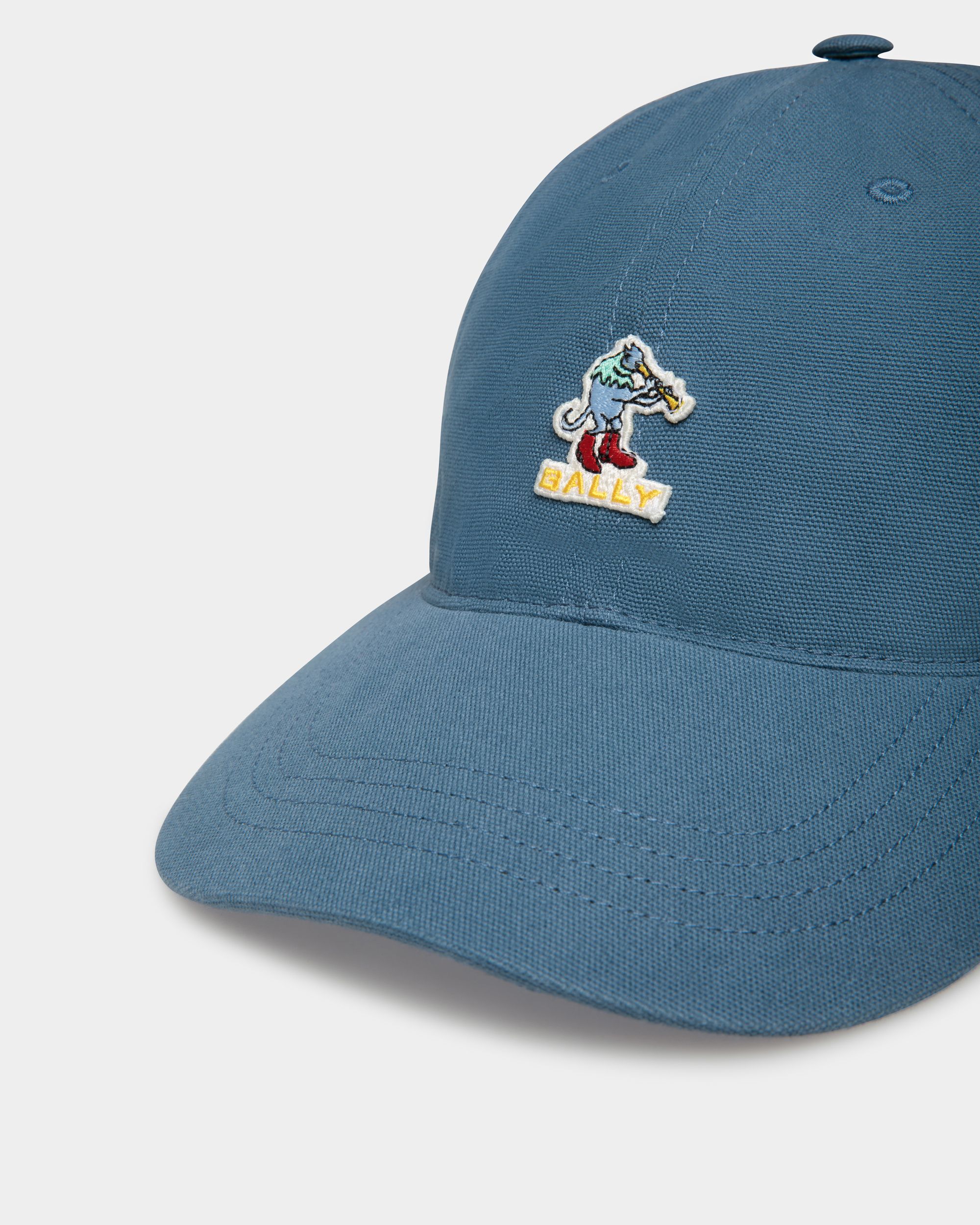 ベースボールキャップ Light Blue コットン - 男性 - Bally - 04