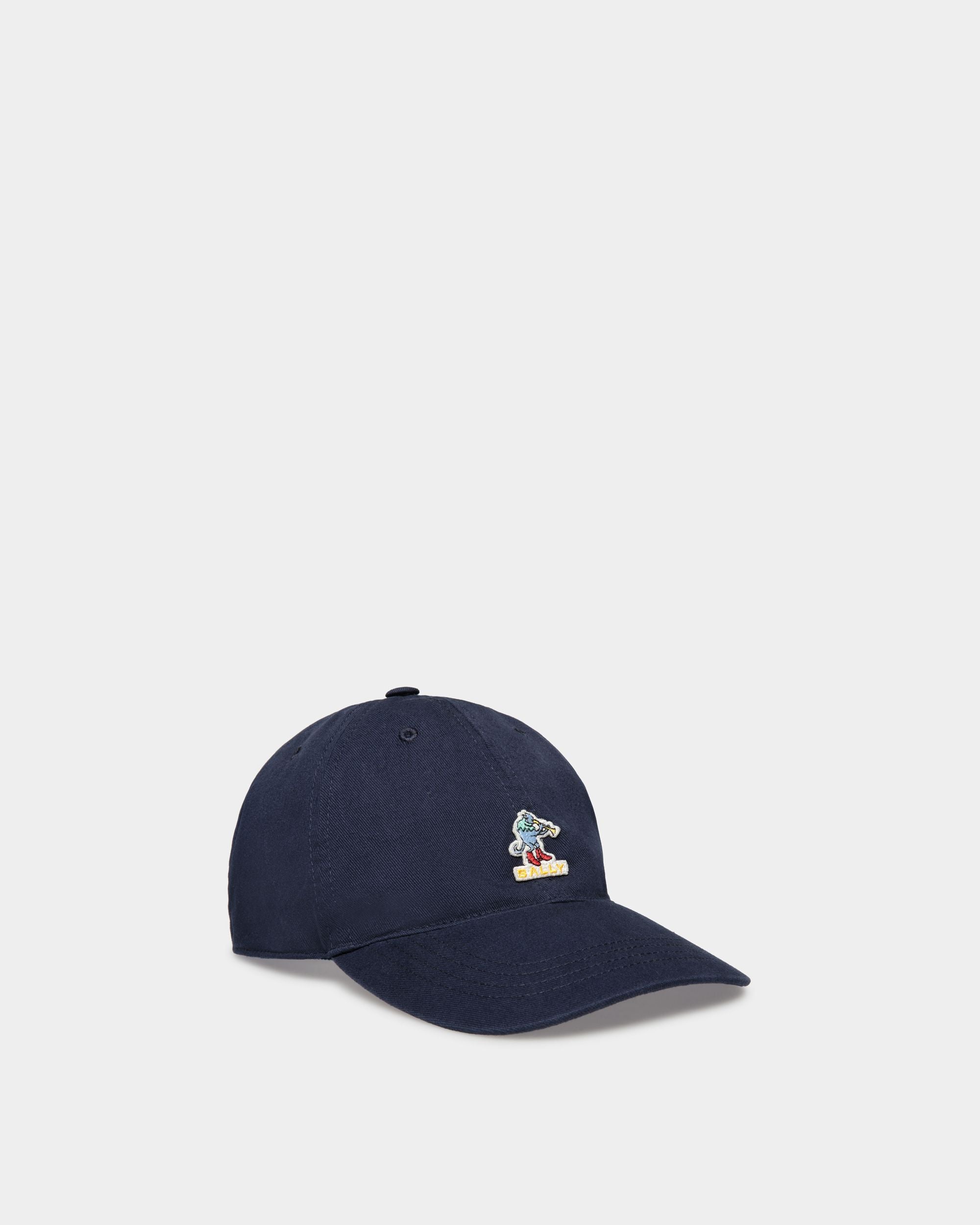 ベースボールキャップ Navy Blue コットン - 男性 - Bally - 01