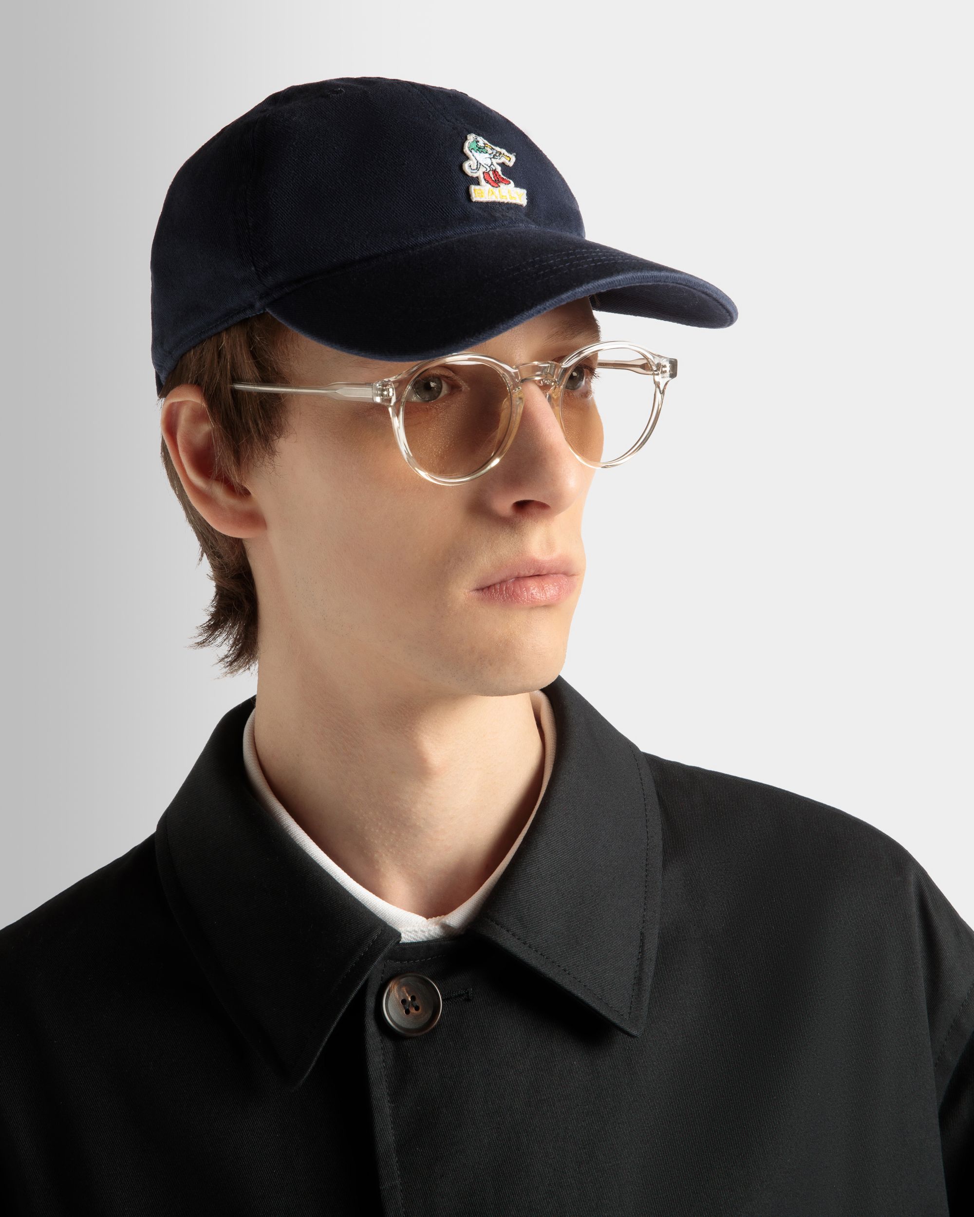 ベースボールキャップ Navy Blue コットン - 男性 - Bally - 02