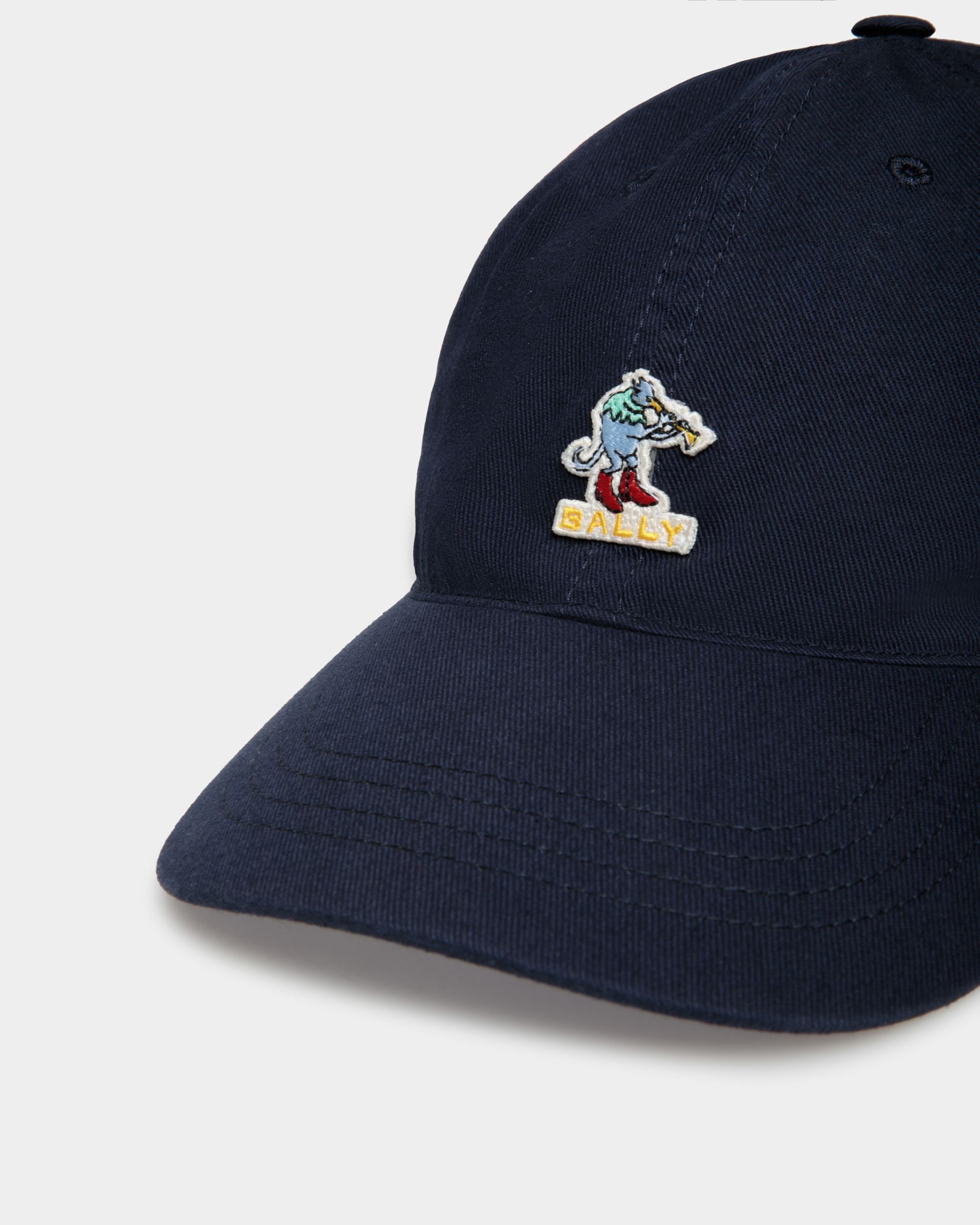 ベースボールキャップ Navy Blue コットン - 男性 - Bally - 04