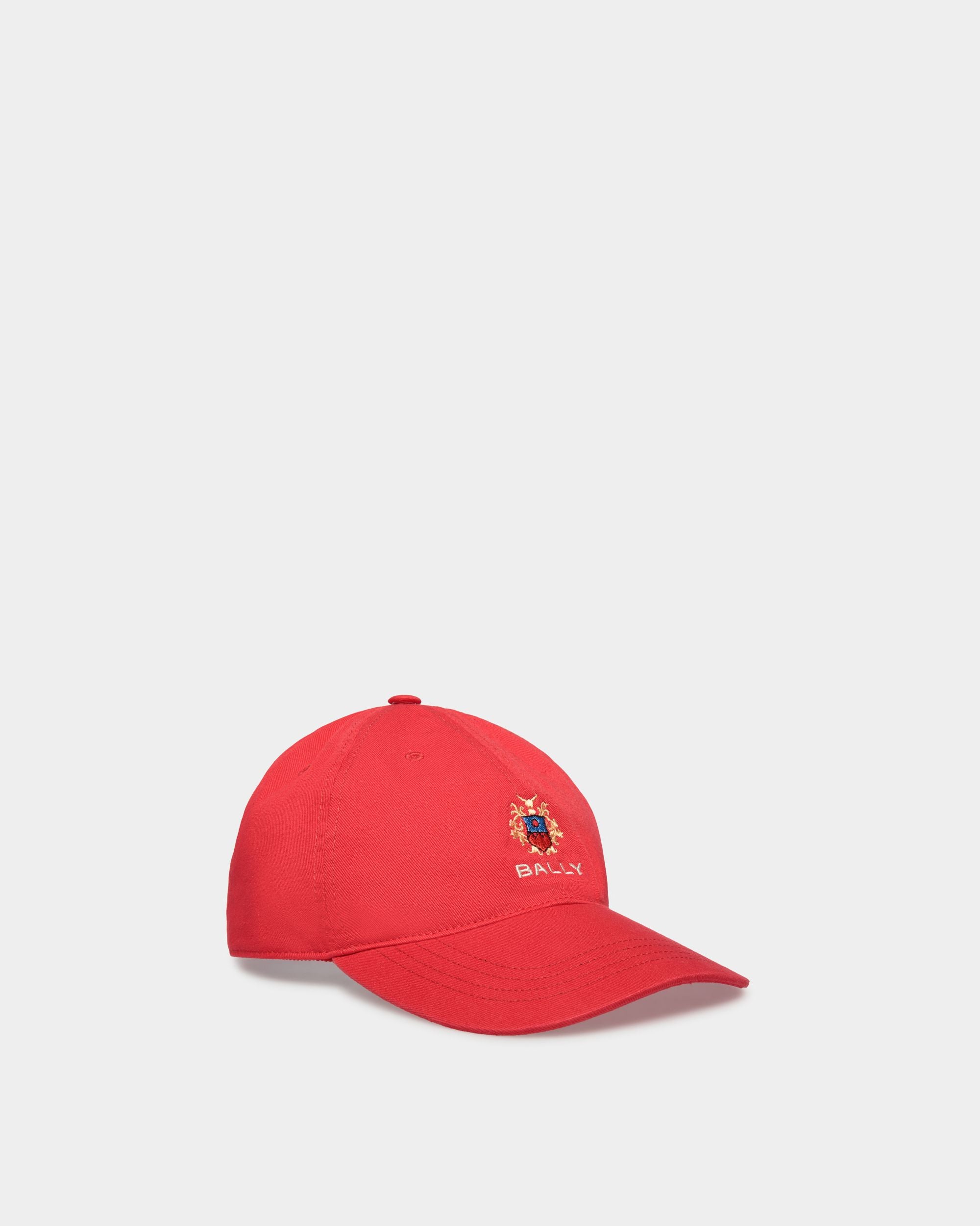 ベースボールキャップ Candy Red コットン - 男性 - Bally - 01