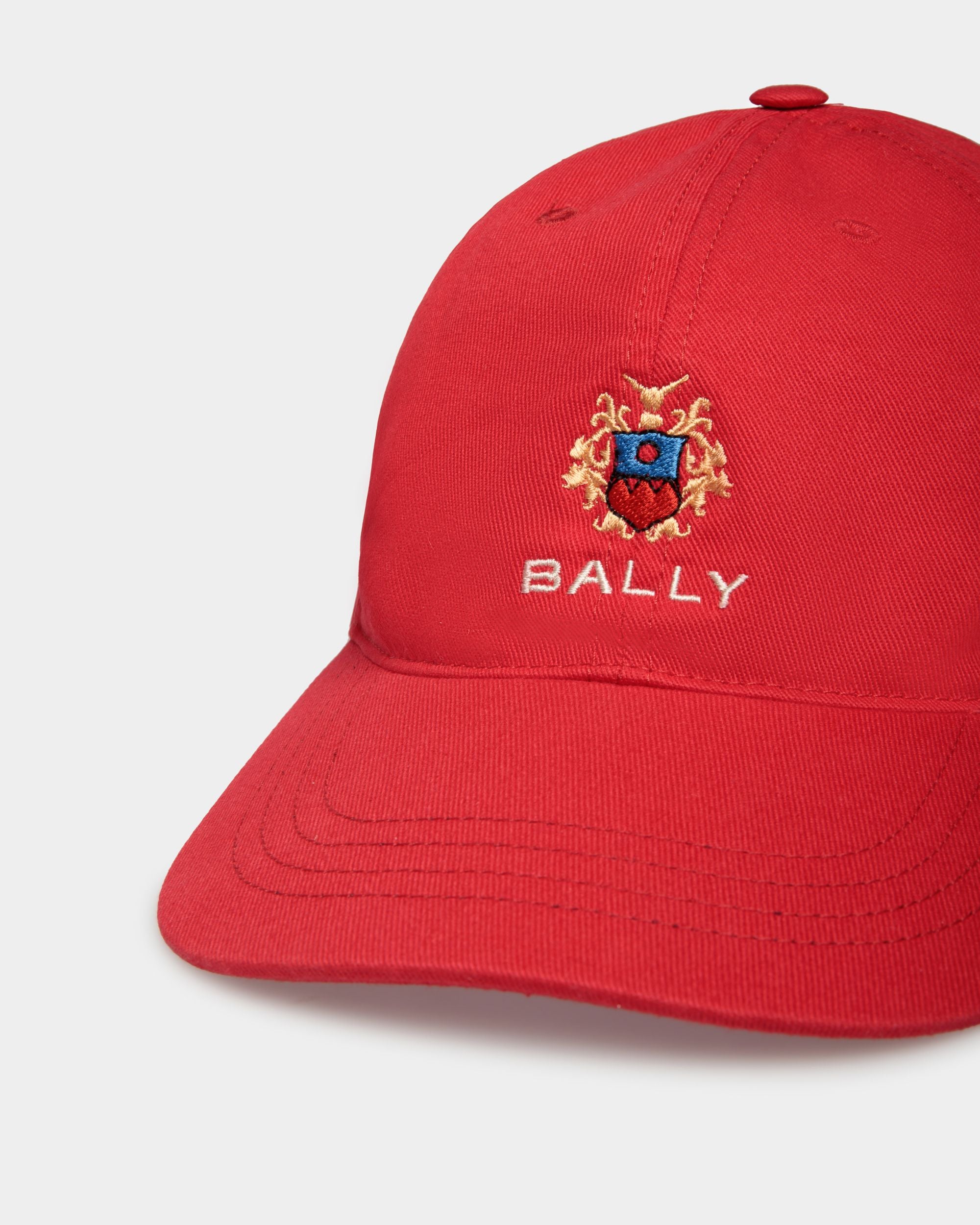 ベースボールキャップ Candy Red コットン - 男性 - Bally - 03