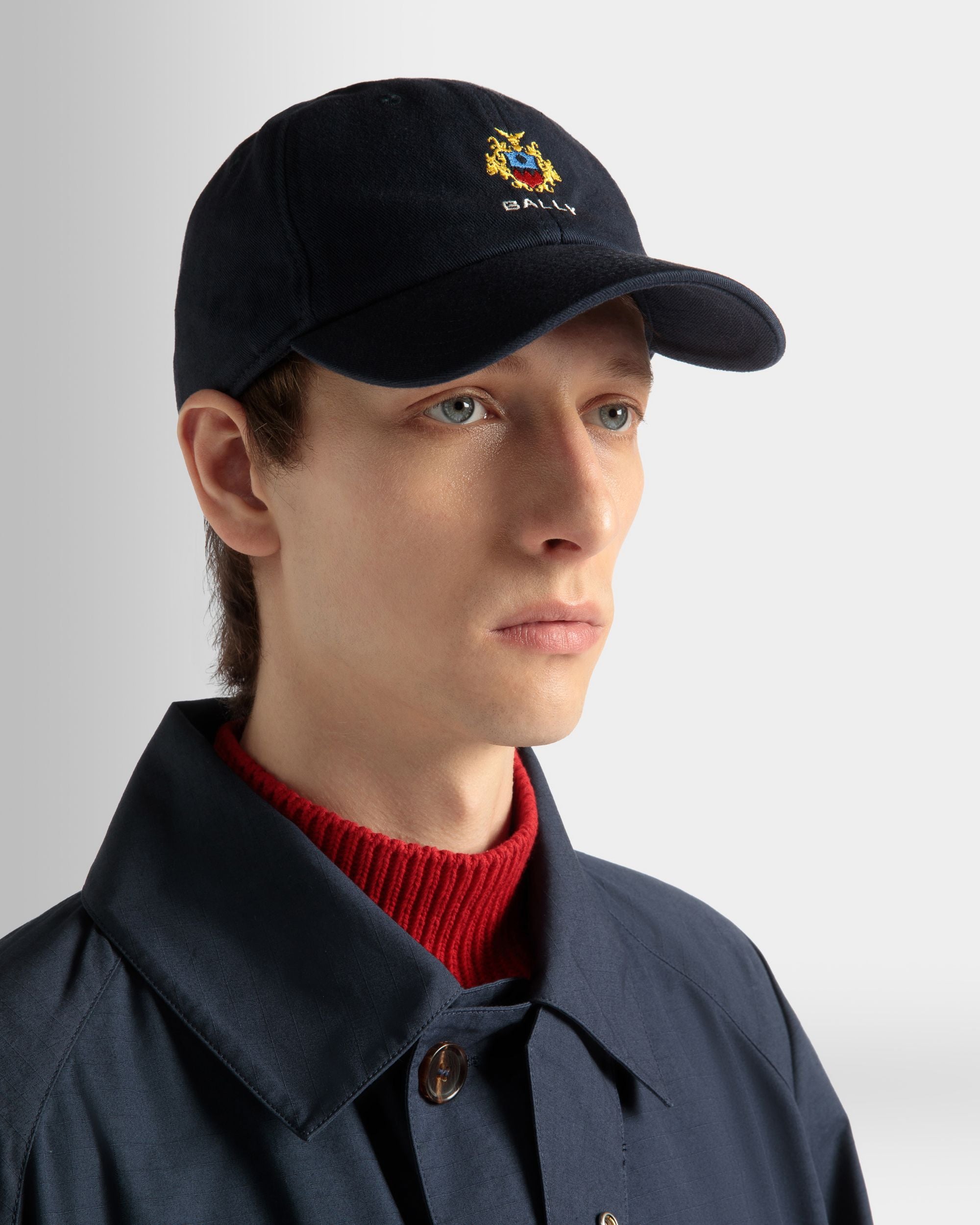 ベースボールキャップ Navy Blue コットン - 男性 - Bally - 02