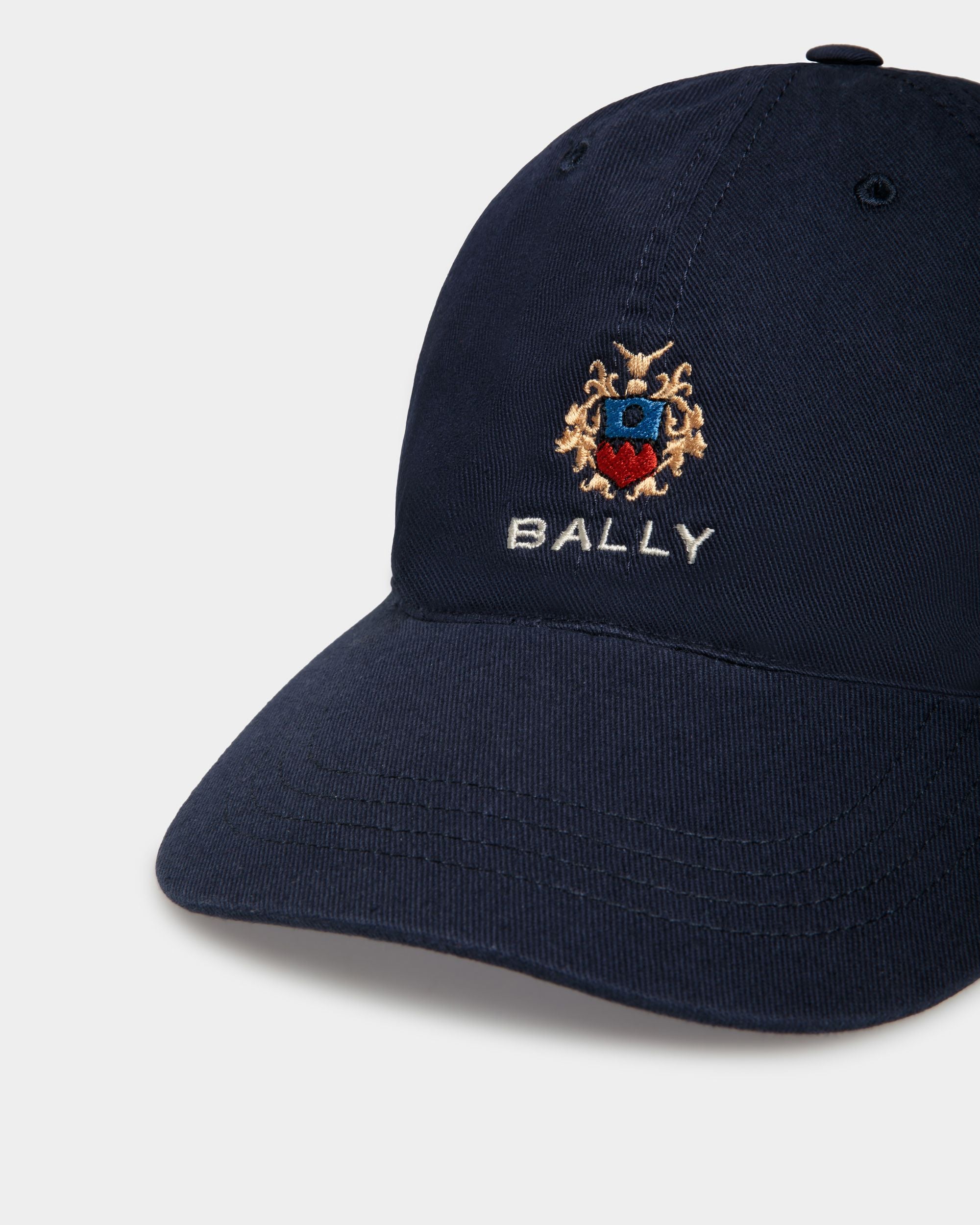 ベースボールキャップ Navy Blue コットン - 男性 - Bally - 04