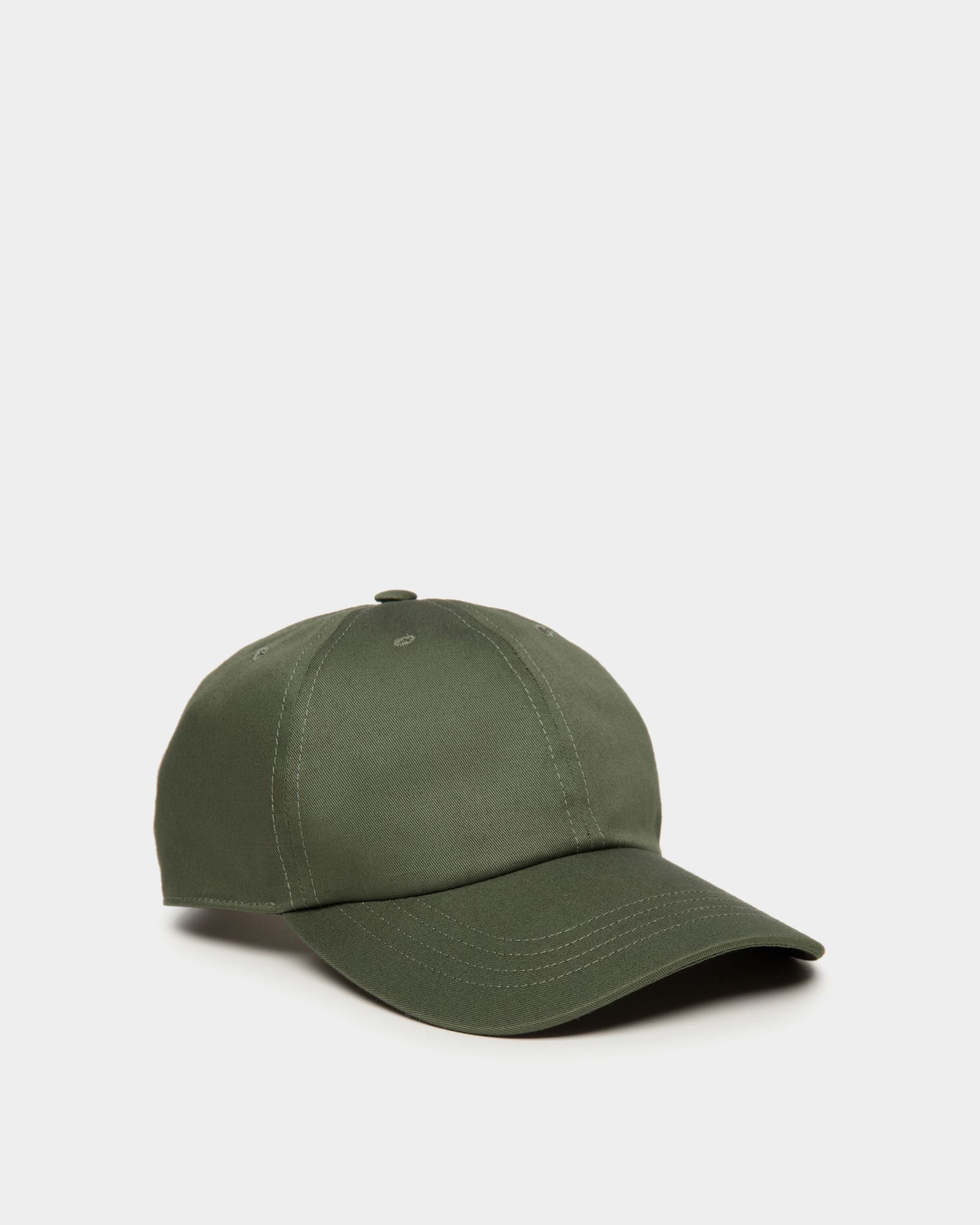 ベースボールキャップ Ballyクレストロゴ Military Green コットン - 男性 - Bally - 01