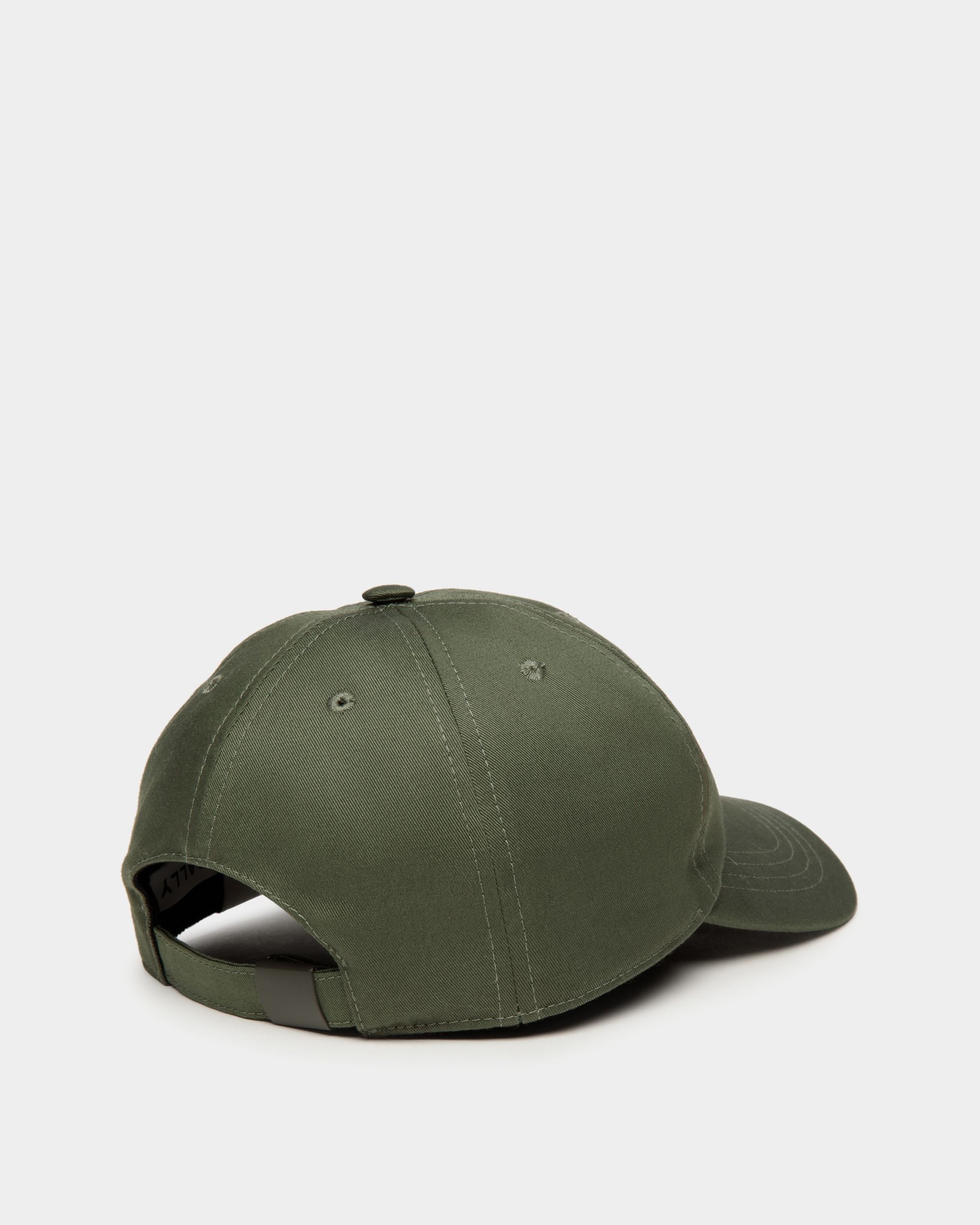 ベースボールキャップ Ballyクレストロゴ Military Green コットン - 男性 - Bally - 03