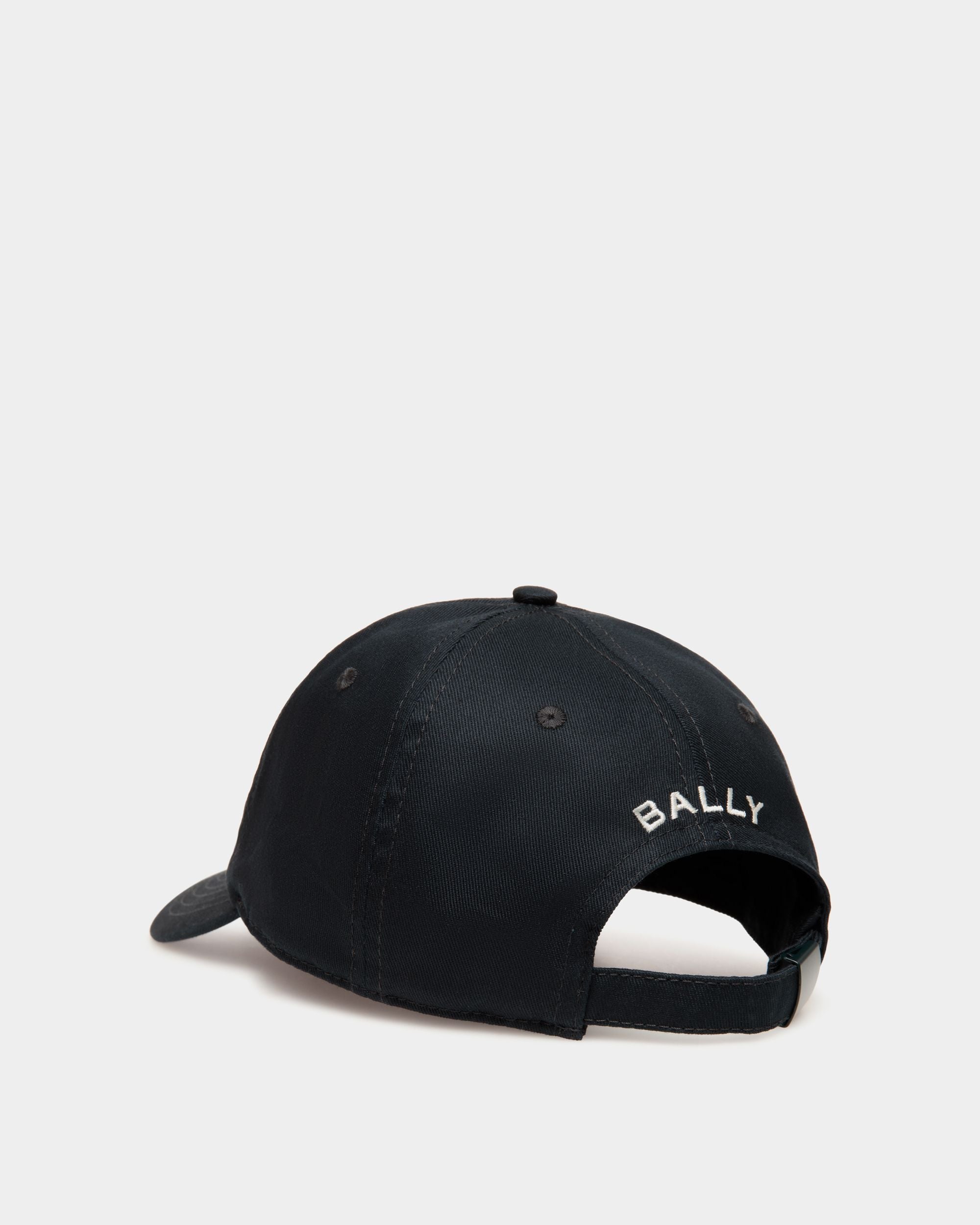 ベースボールキャップ ネイビーブルー コットン - 男性 - Bally - 02