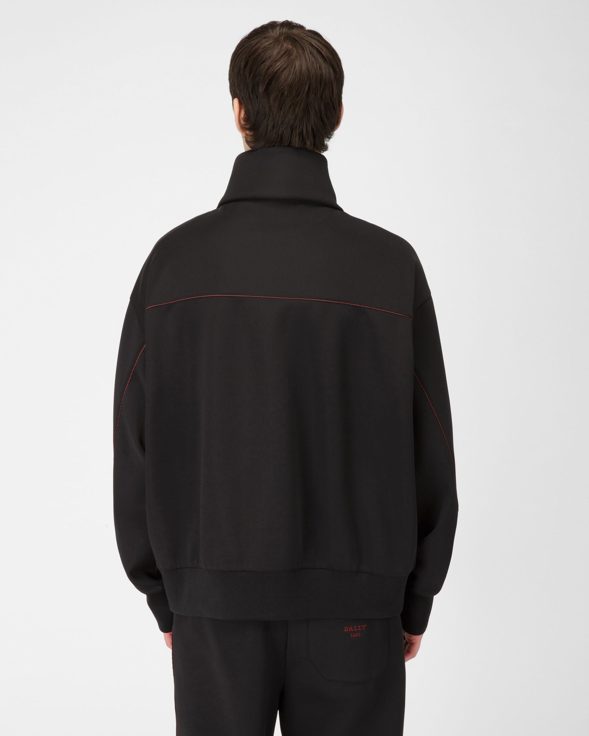 ブラック ポリエステルミックス スウェットシャツ - 男性 - Bally - 03