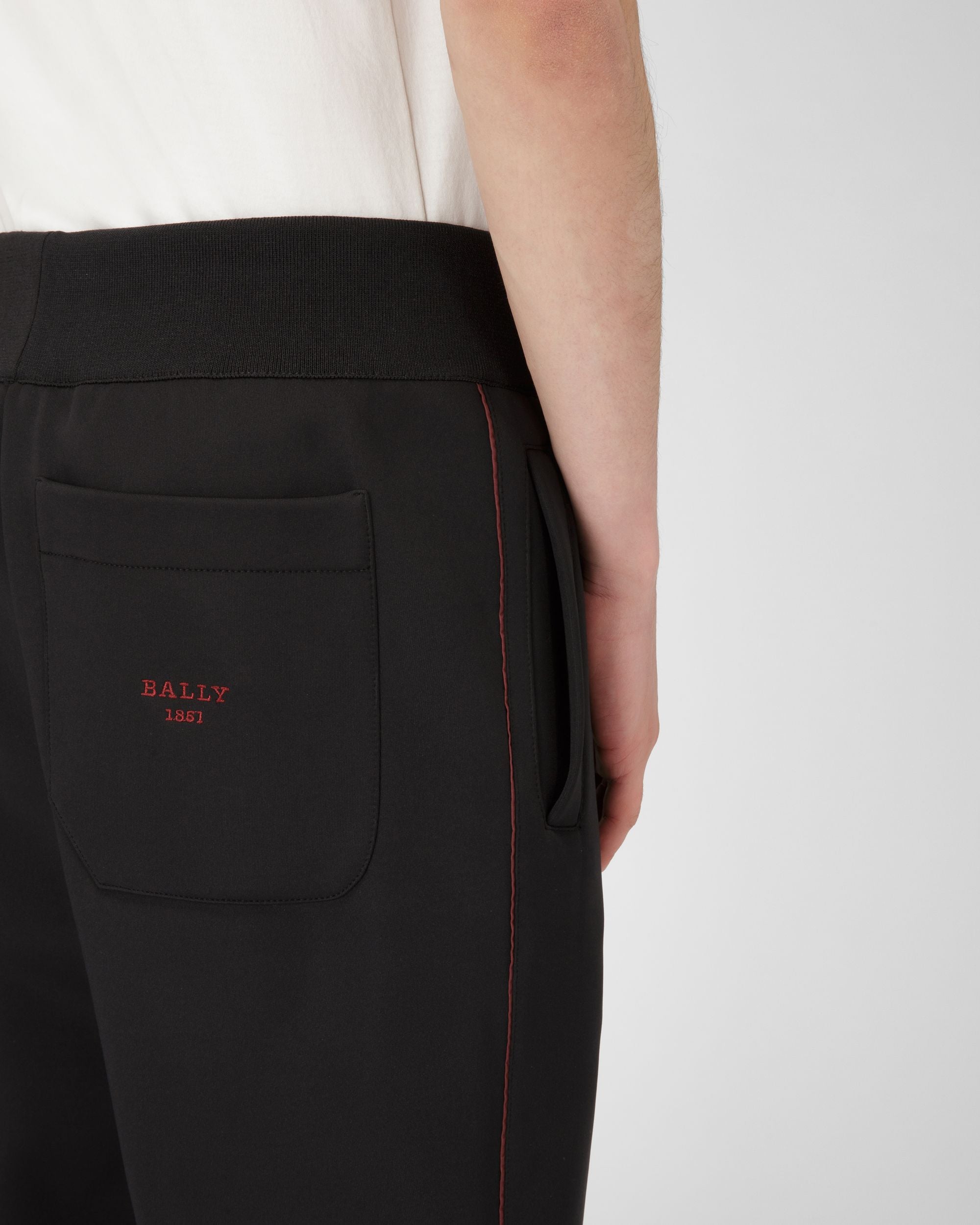 ポリエステルミックス スウェットパンツ ブラック - 男性 - Bally - 02