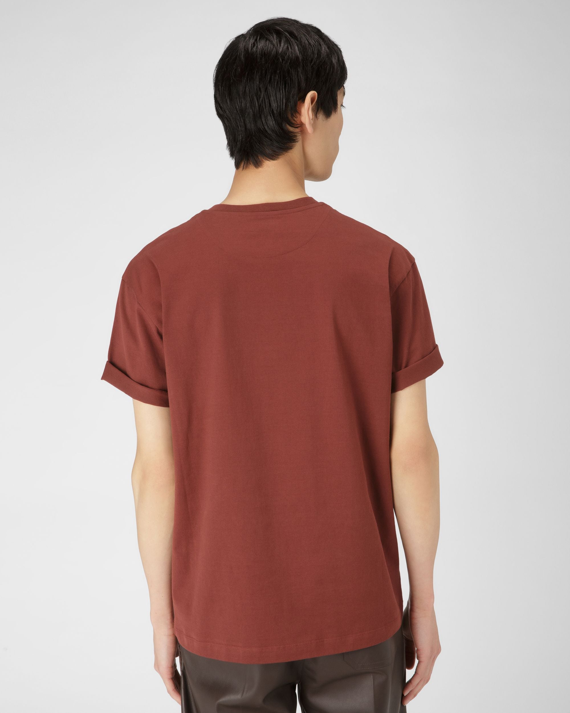 ヘリテージレッド オーガニックコットン Tシャツ - 男性 - Bally - 03