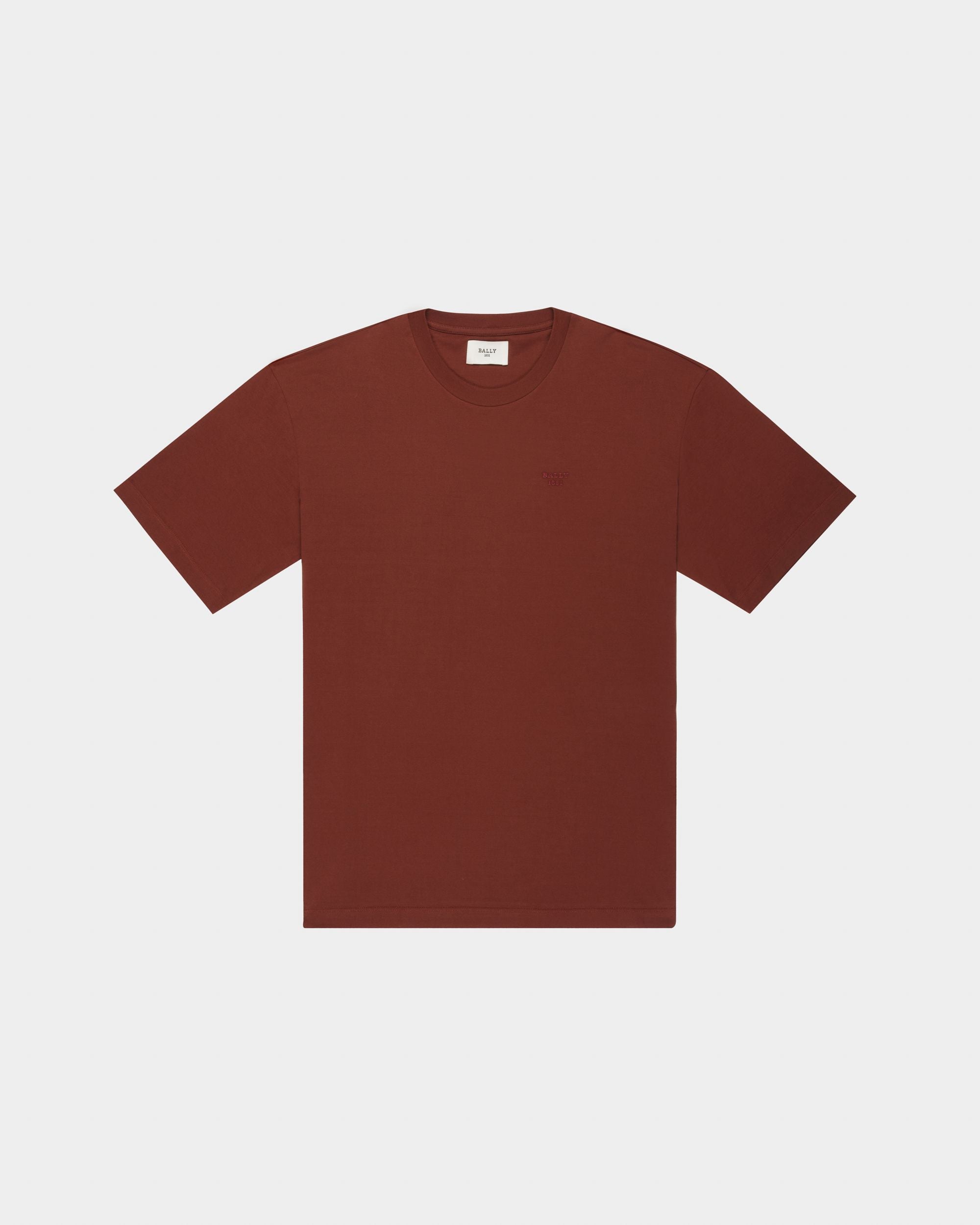 ヘリテージレッド オーガニックコットン Tシャツ - 男性 - Bally - 04