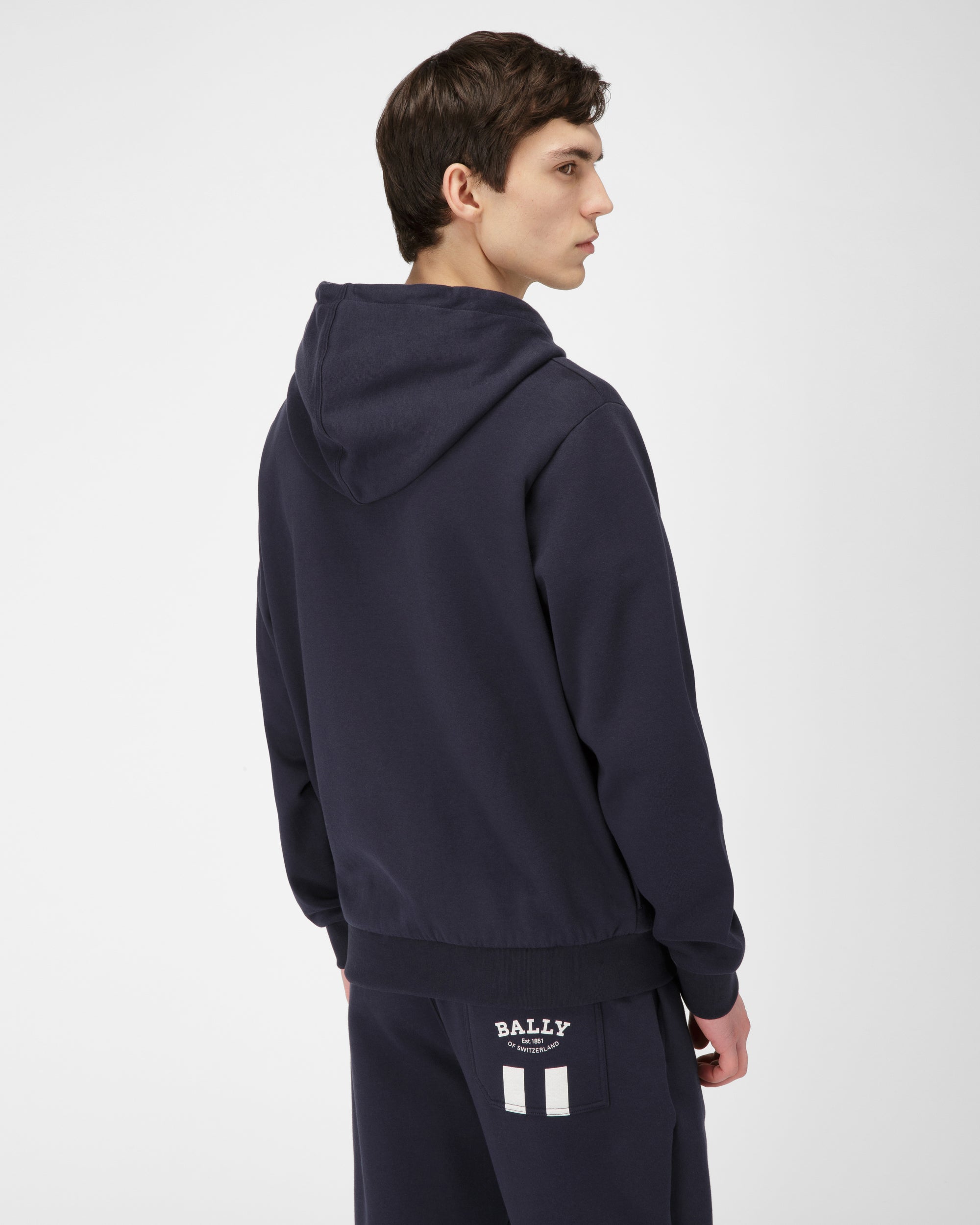 ブルーネイビー コットン スウェットシャツ - 男性 - Bally - 03