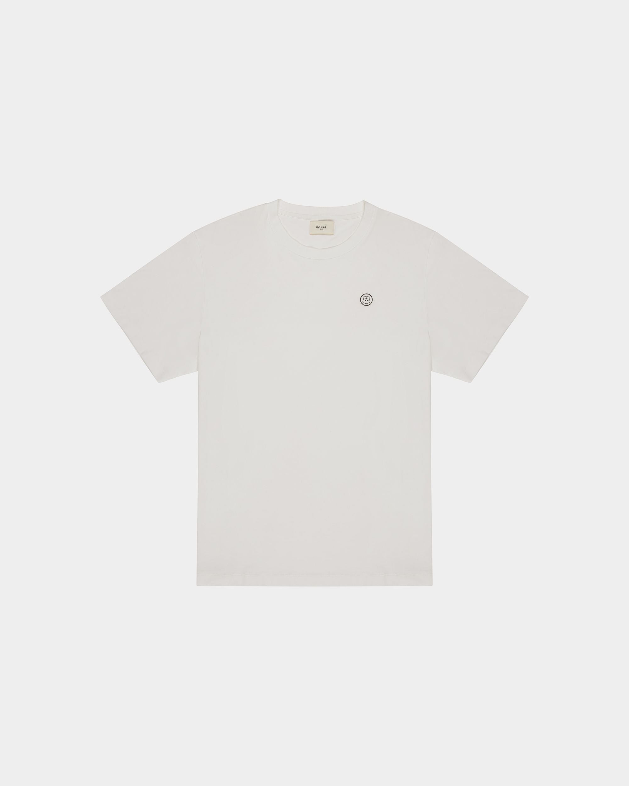 Bally ロゴスタンプ Tシャツ ホワイト コットン Tシャツ - 男性 - Bally - 01