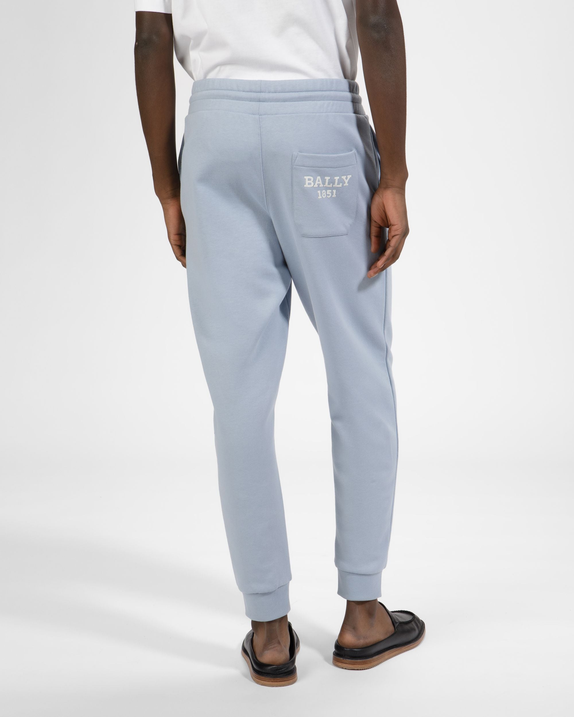 Bally 1851 スウェットパンツ ライトブルー オーガニックコットンミックス スウェットパンツ - 男性 - Bally - 03