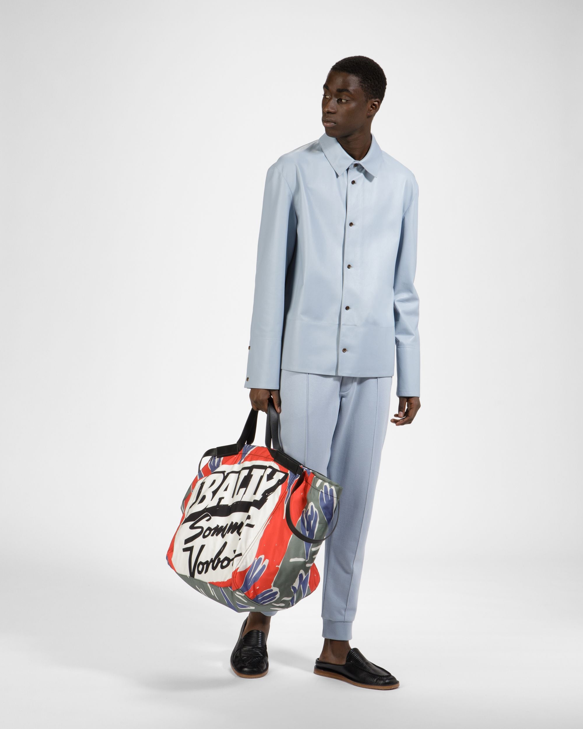 Bally 1851 スウェットパンツ ライトブルー オーガニックコットンミックス スウェットパンツ - 男性 - Bally - 05