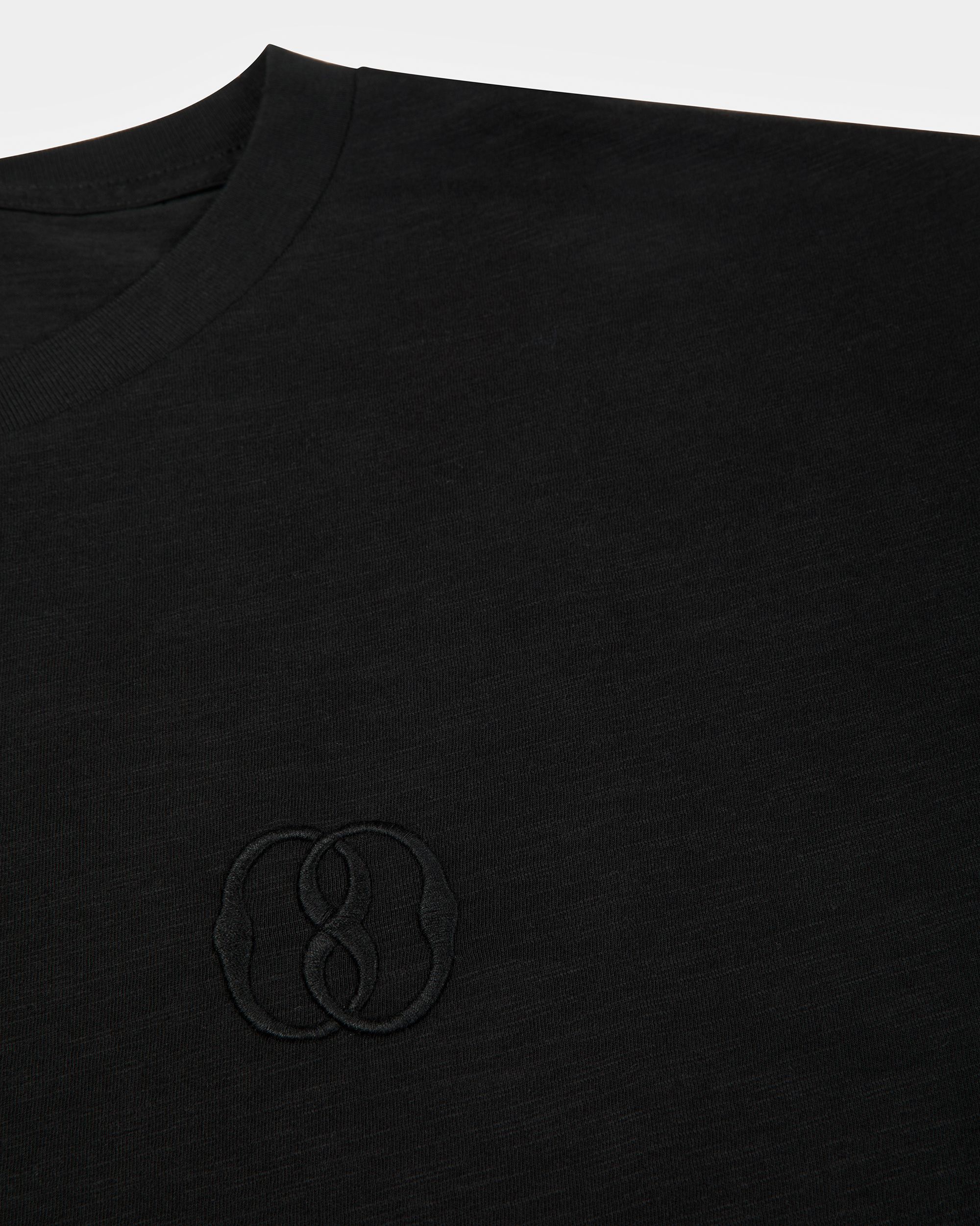 コットン エンブロイダリー Tシャツ ブラック - 男性 - Bally - 02