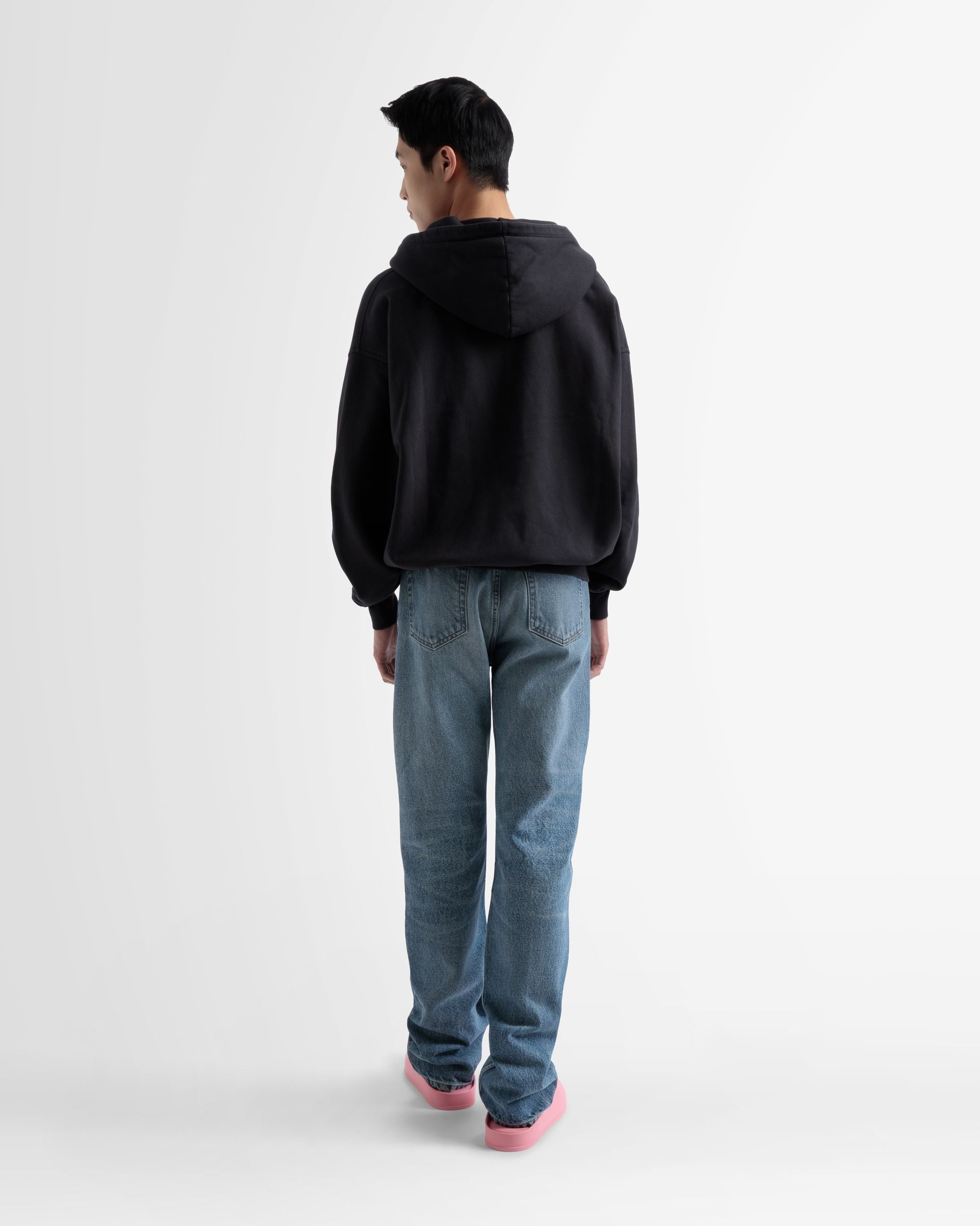 コットン ジップ スウェットパーカー ブラック - 男性 - Bally - 06