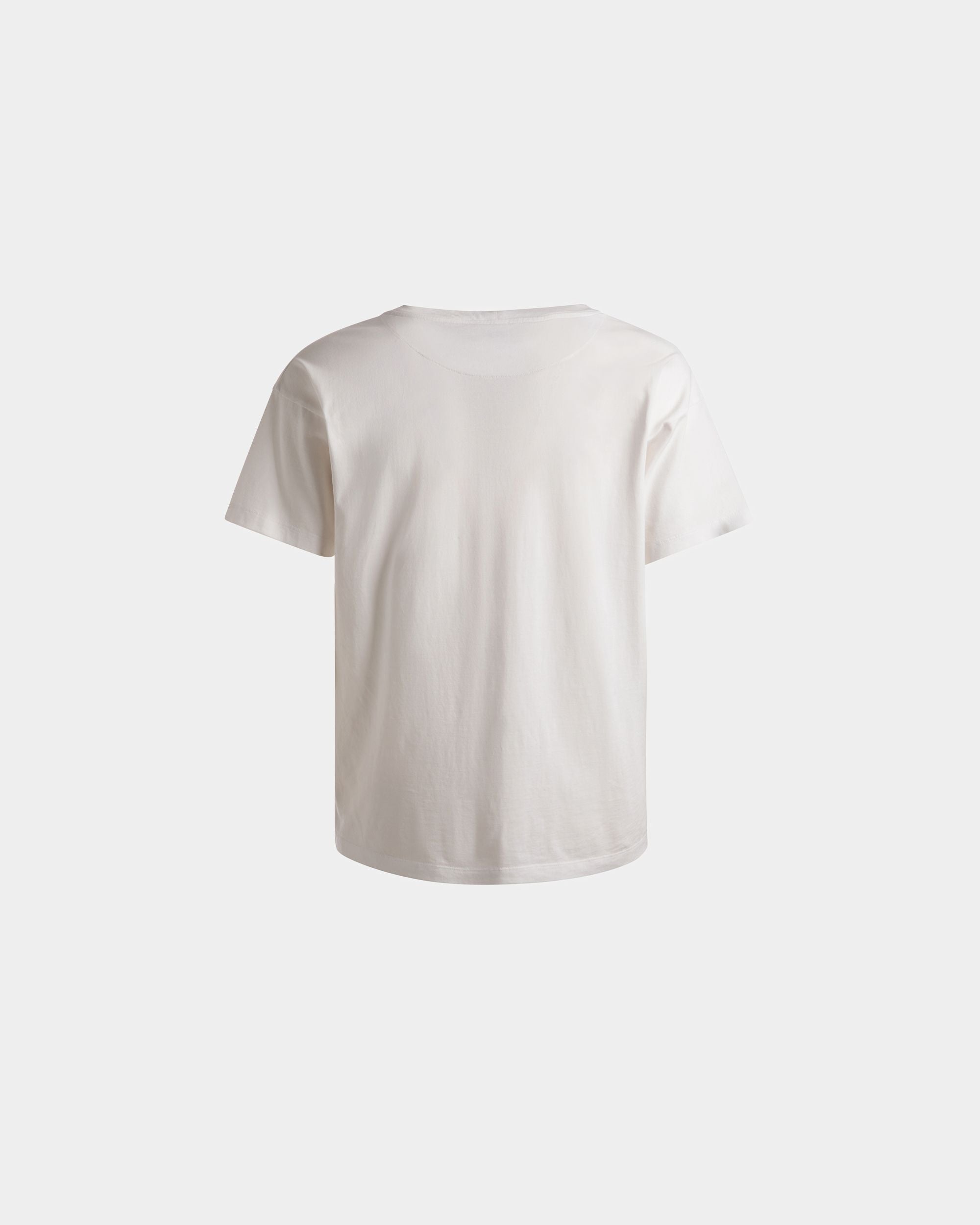 トレイン プリント Tシャツ ホワイト コットン - 男性 - Bally - 07