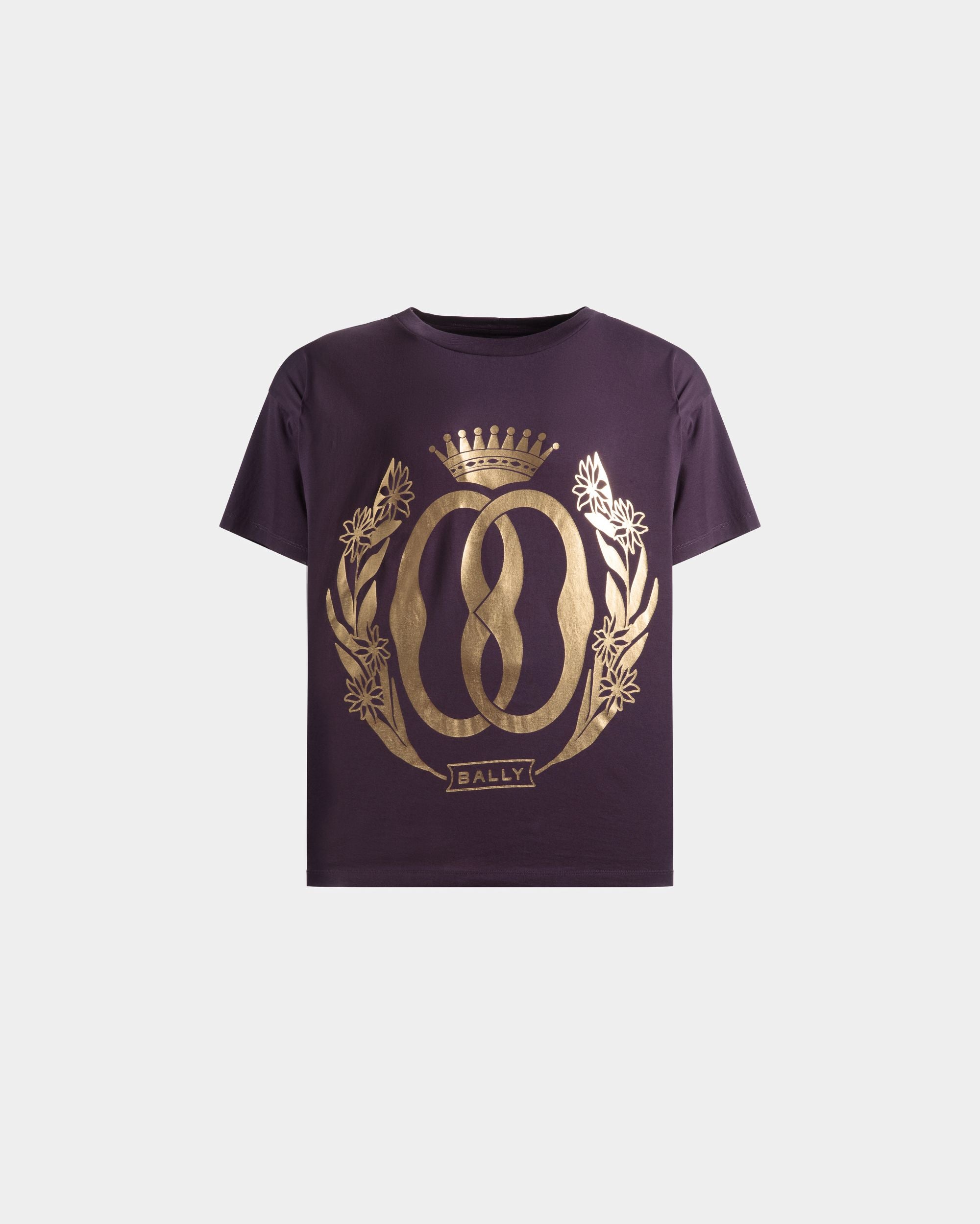 メタリック Tシャツ オーキッド コットン - 男性 - Bally - 01