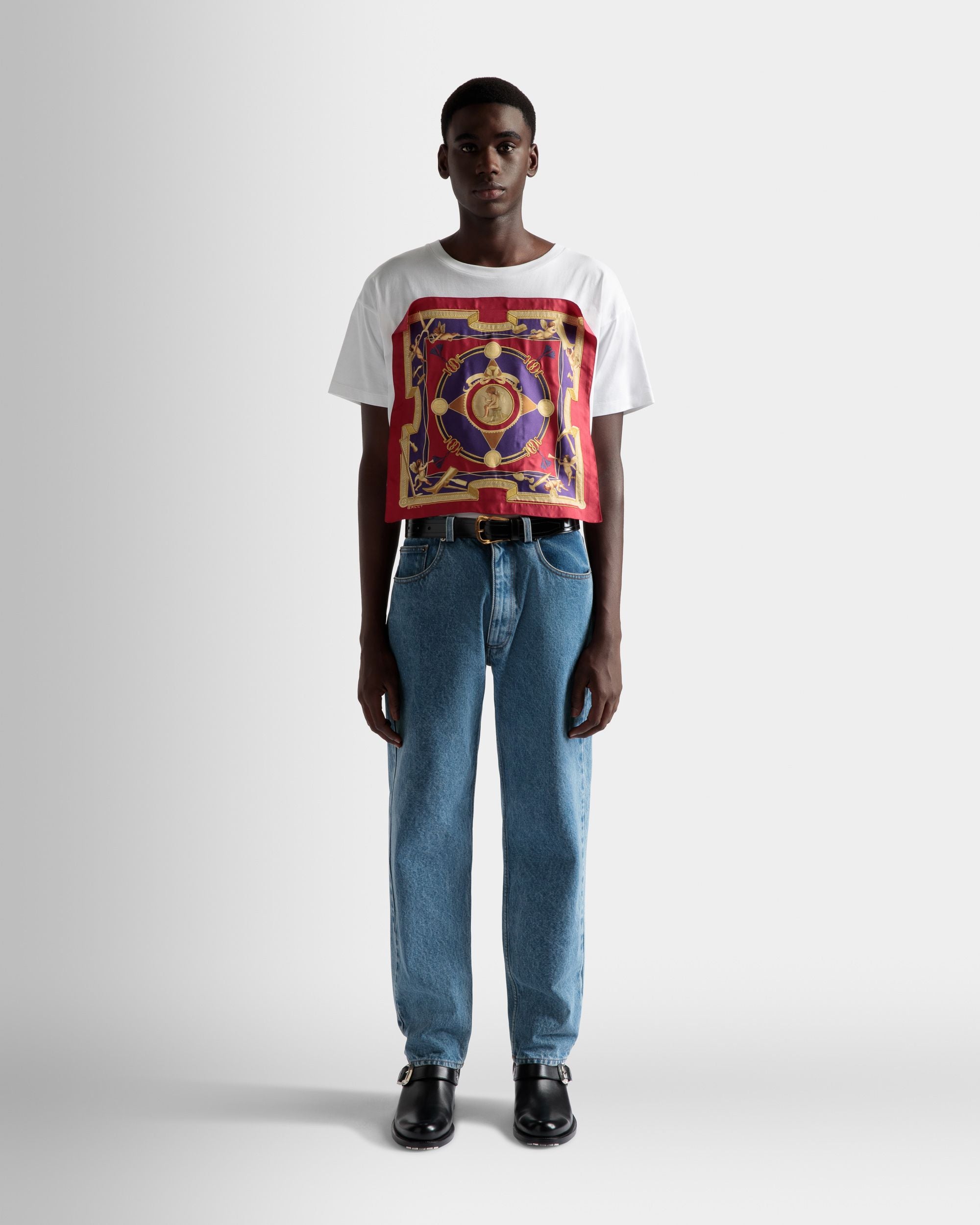 プリント Tシャツ ホワイト コットン - 男性 - Bally - 02