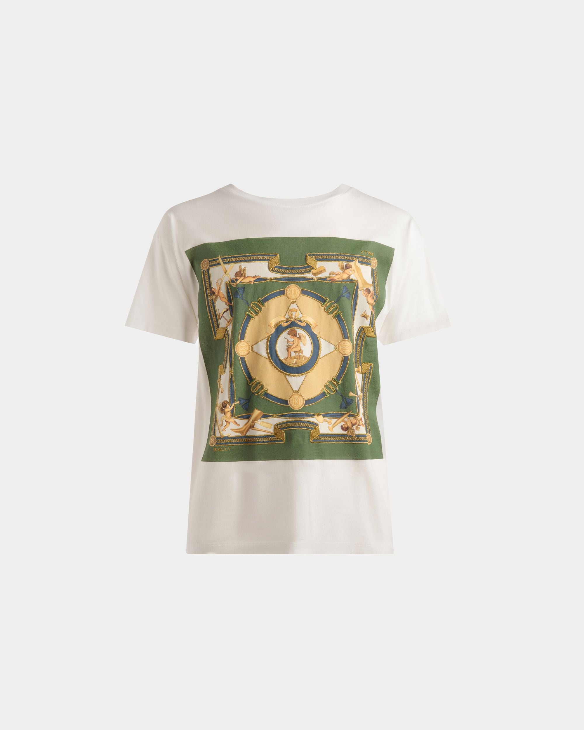 プリント Tシャツ ホワイト コットン - 男性 - Bally - 01
