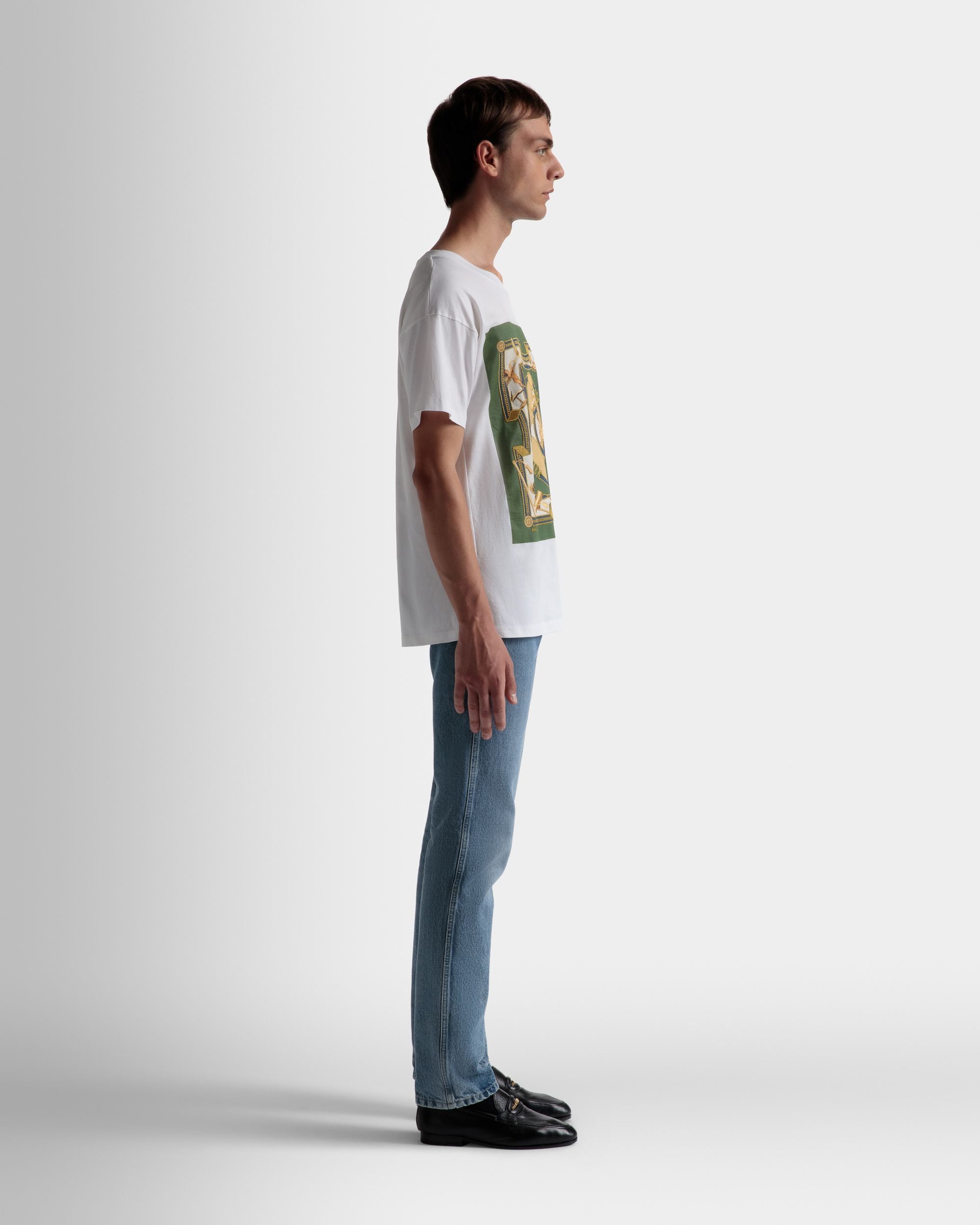 プリント Tシャツ ホワイト コットン - 男性 - Bally - 05