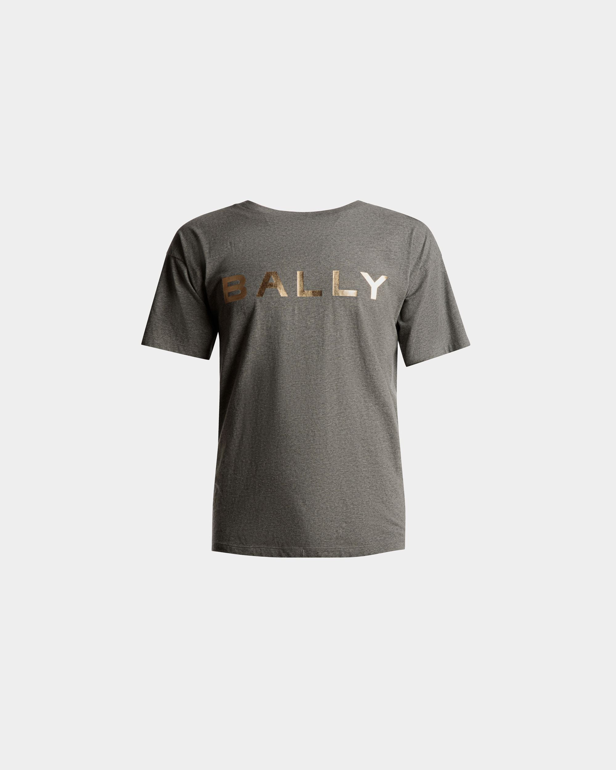 ロゴ Tシャツ グレーメランジ コットン - 男性 - Bally - 01