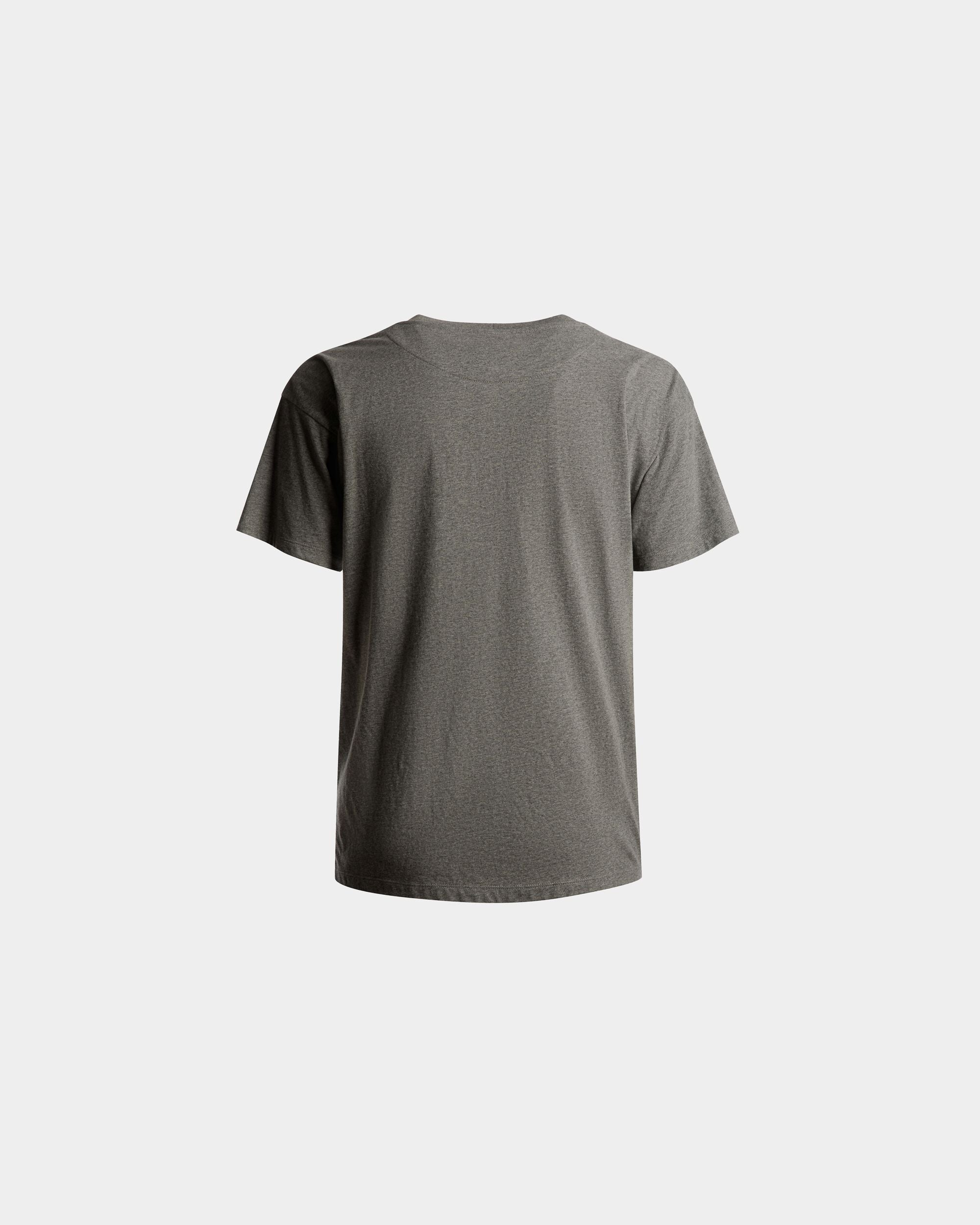 ロゴ Tシャツ グレーメランジ コットン - 男性 - Bally - 07