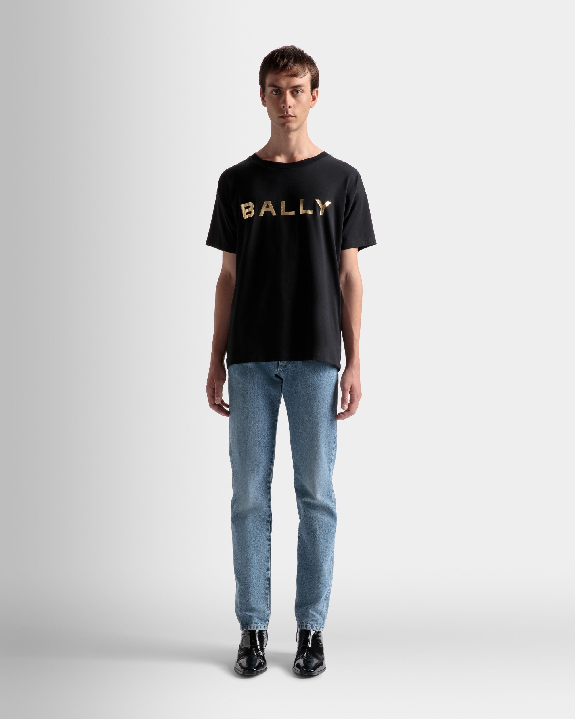 ロゴ Tシャツ ブラック コットン - 男性 - Bally - 02