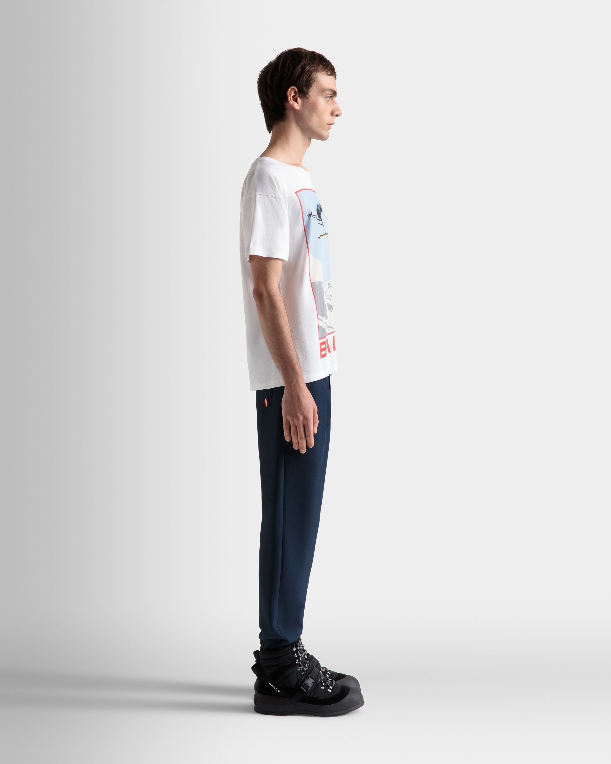 プリント Tシャツ ホワイト コットン - 男性 - Bally - 05