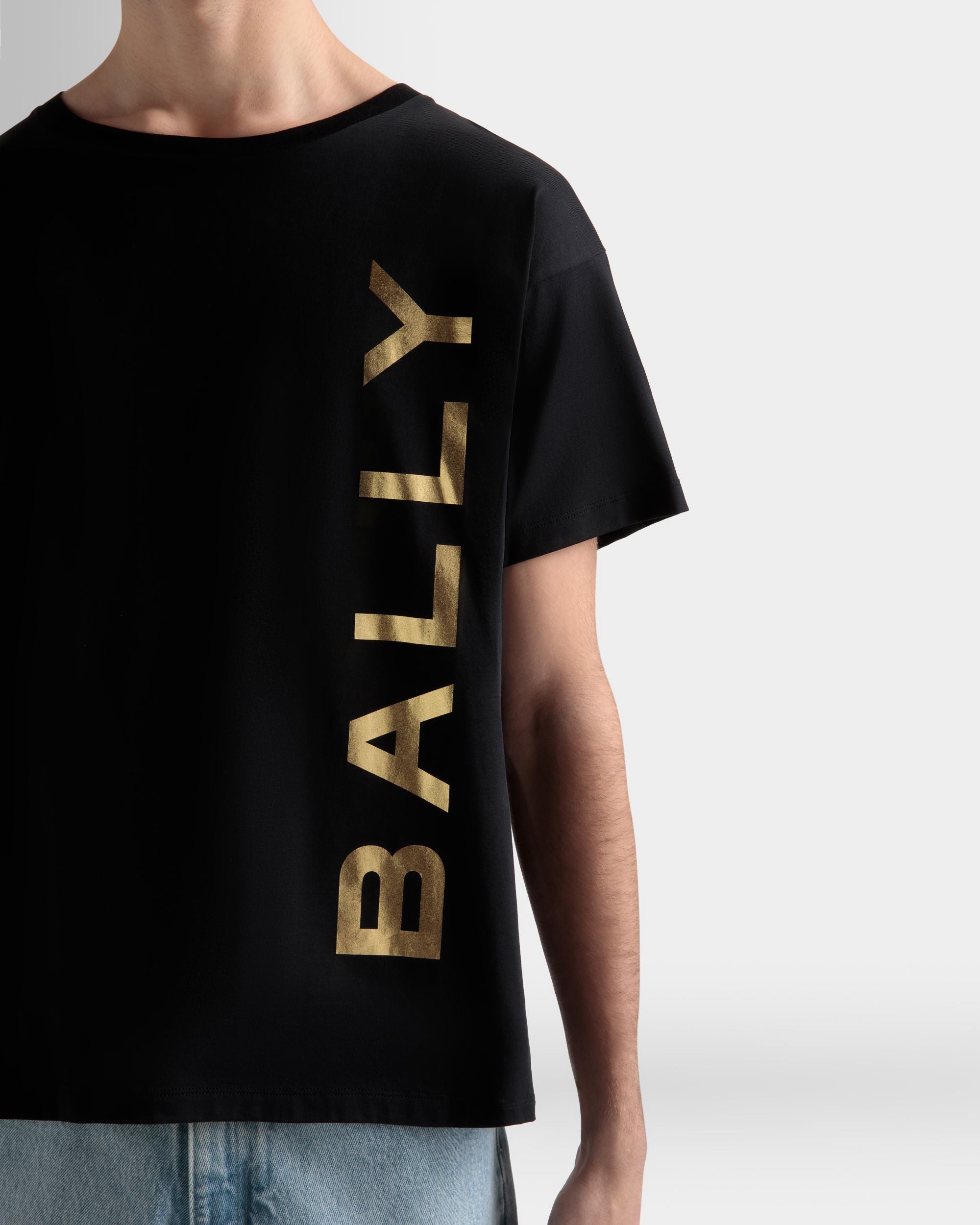 Tシャツ ブラック コットン - 男性 - Bally - 04