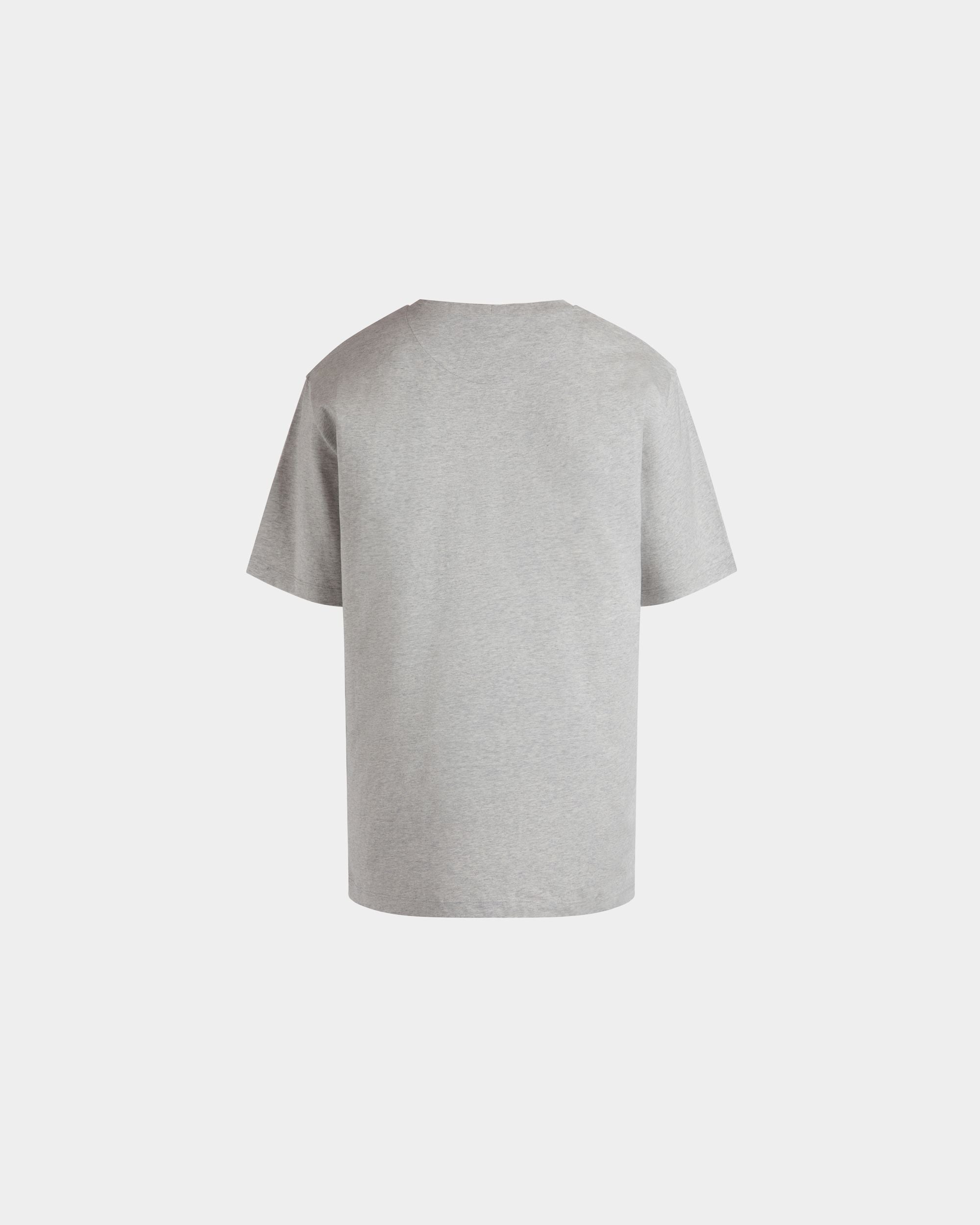 Tシャツ Ballyクレストラベル グレーメランジ コットン - 男性 - Bally - 03