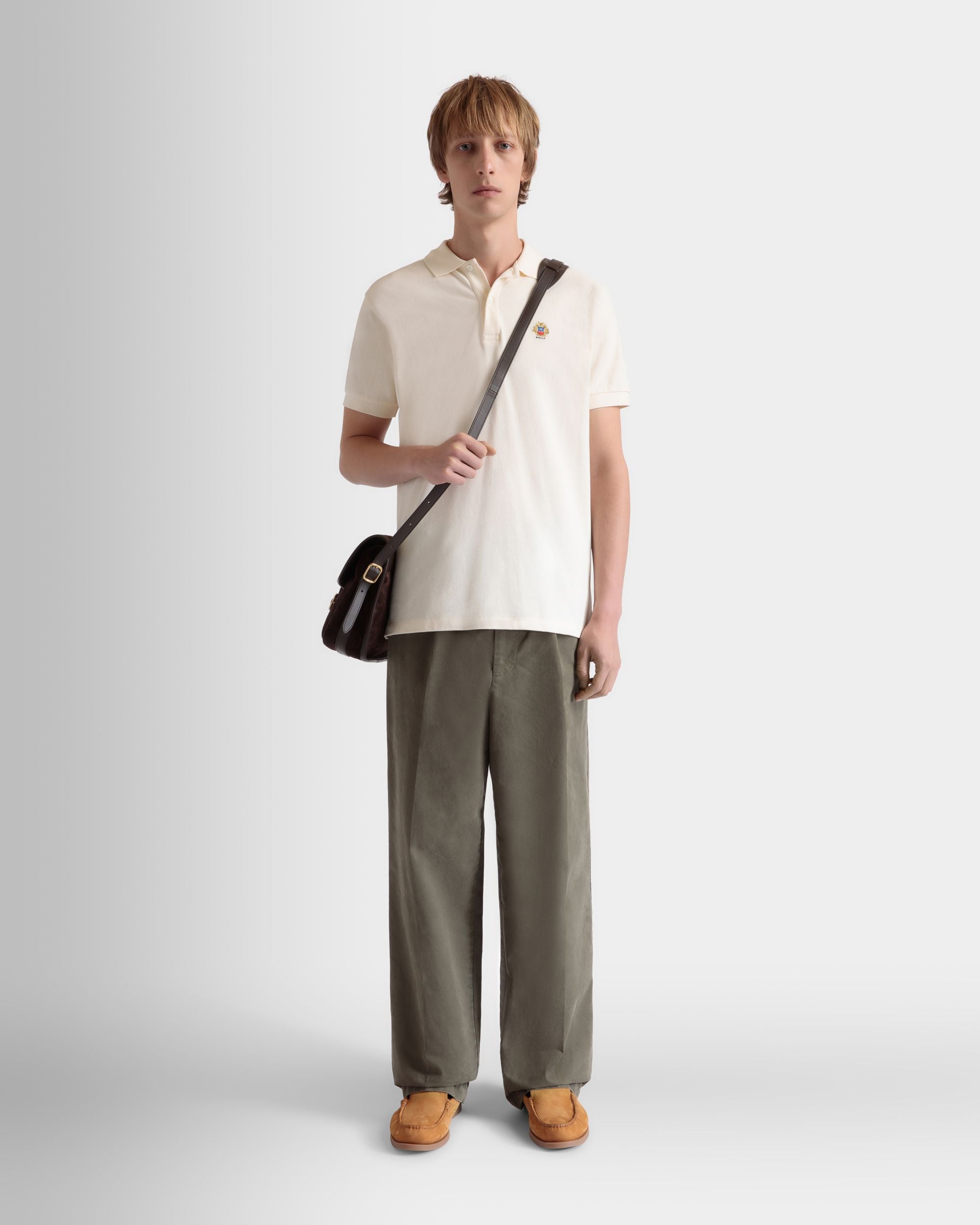 ポロシャツ Ballyクレストロゴ ホワイト コットン - 男性 - Bally - 02