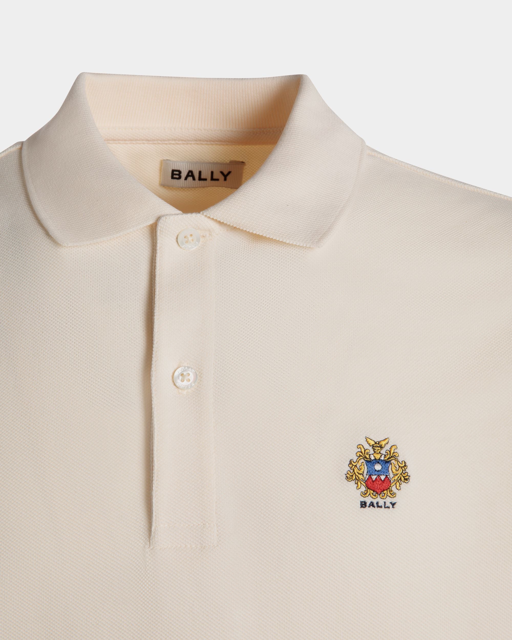 ポロシャツ Ballyクレストロゴ ホワイト コットン - 男性 - Bally - 04